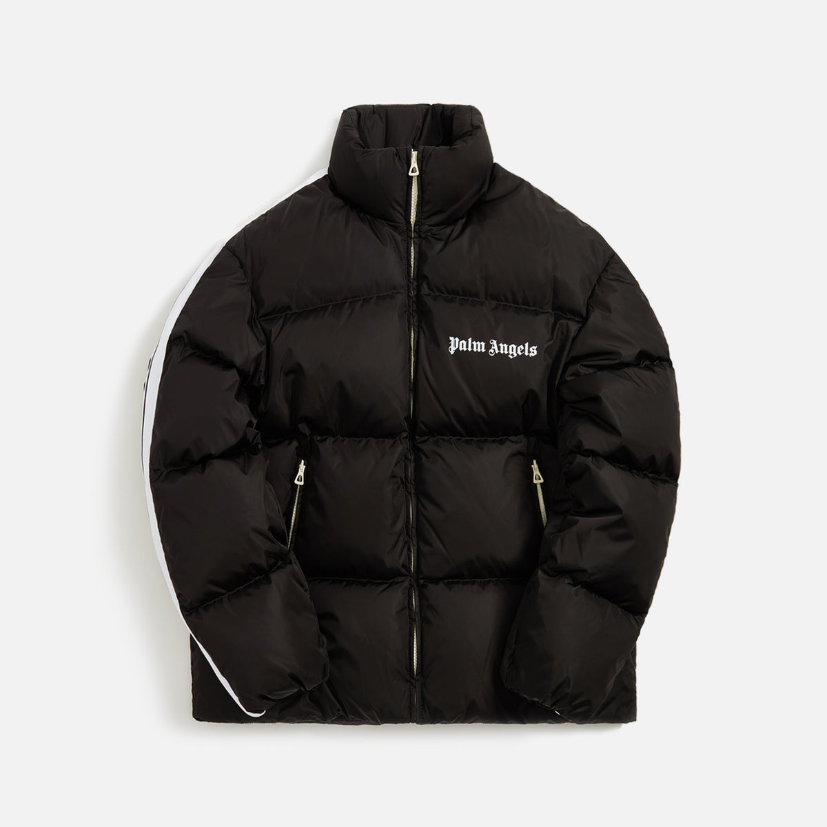 Palm Angels Classic Track Down Jacket - Black / White