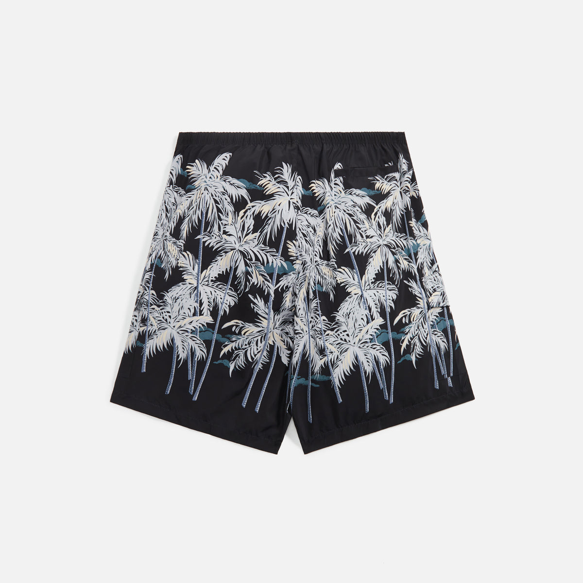 Palm Angels Allover Palms Swimshort - Black / Off White