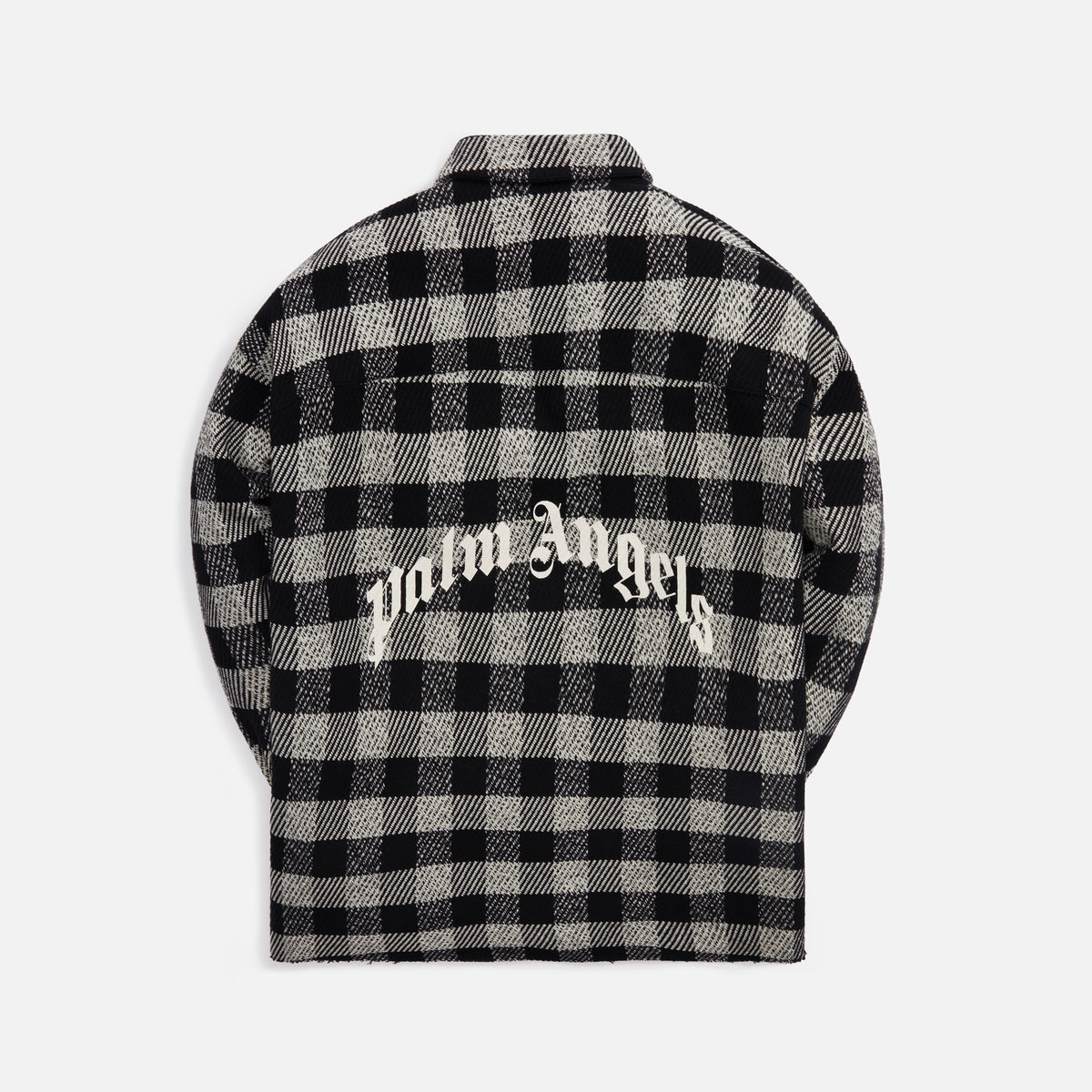 Palm Angels Curved Logo Overshirt - Off White