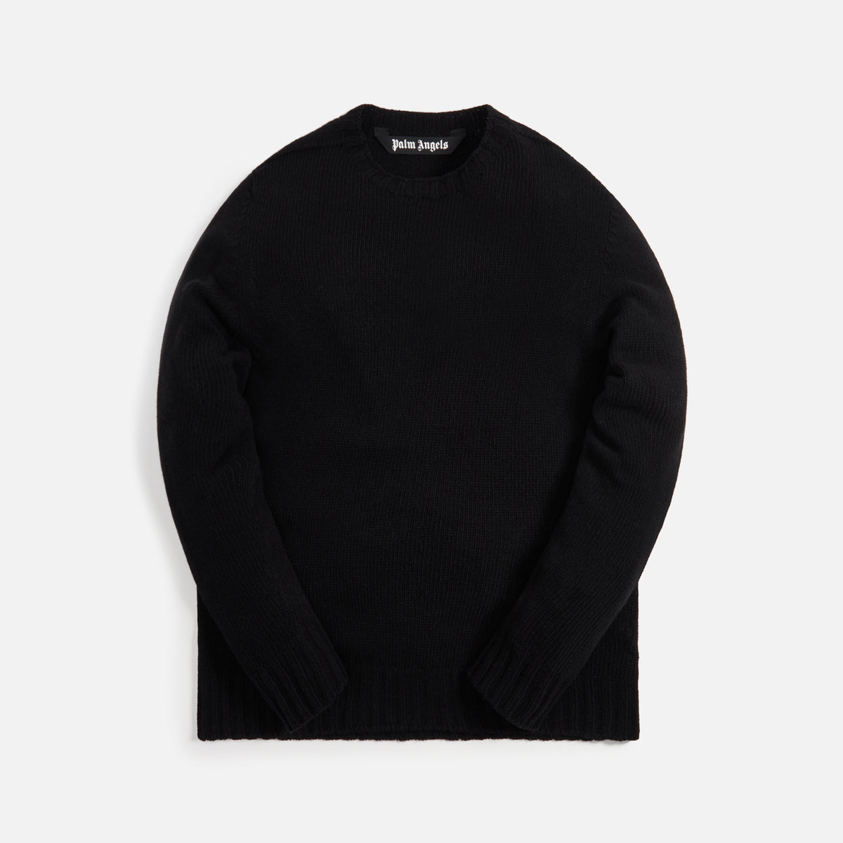Palm Angels Rec Logo Sweater - Black / White