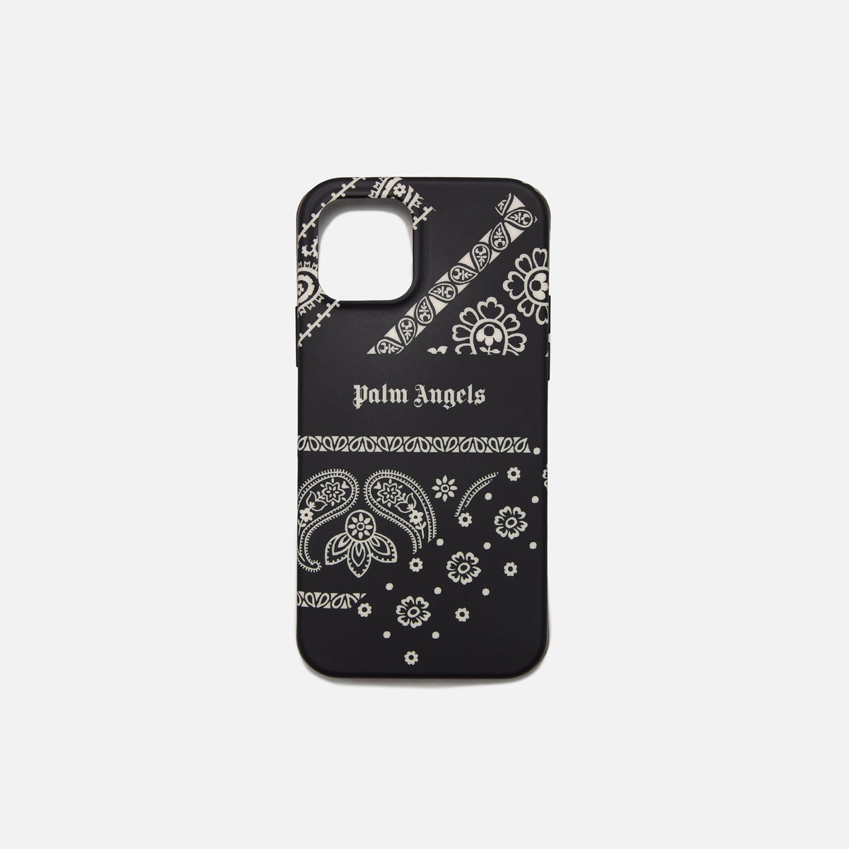 Palm Angels Bandana iPhone Case 12/12 Pro - Black