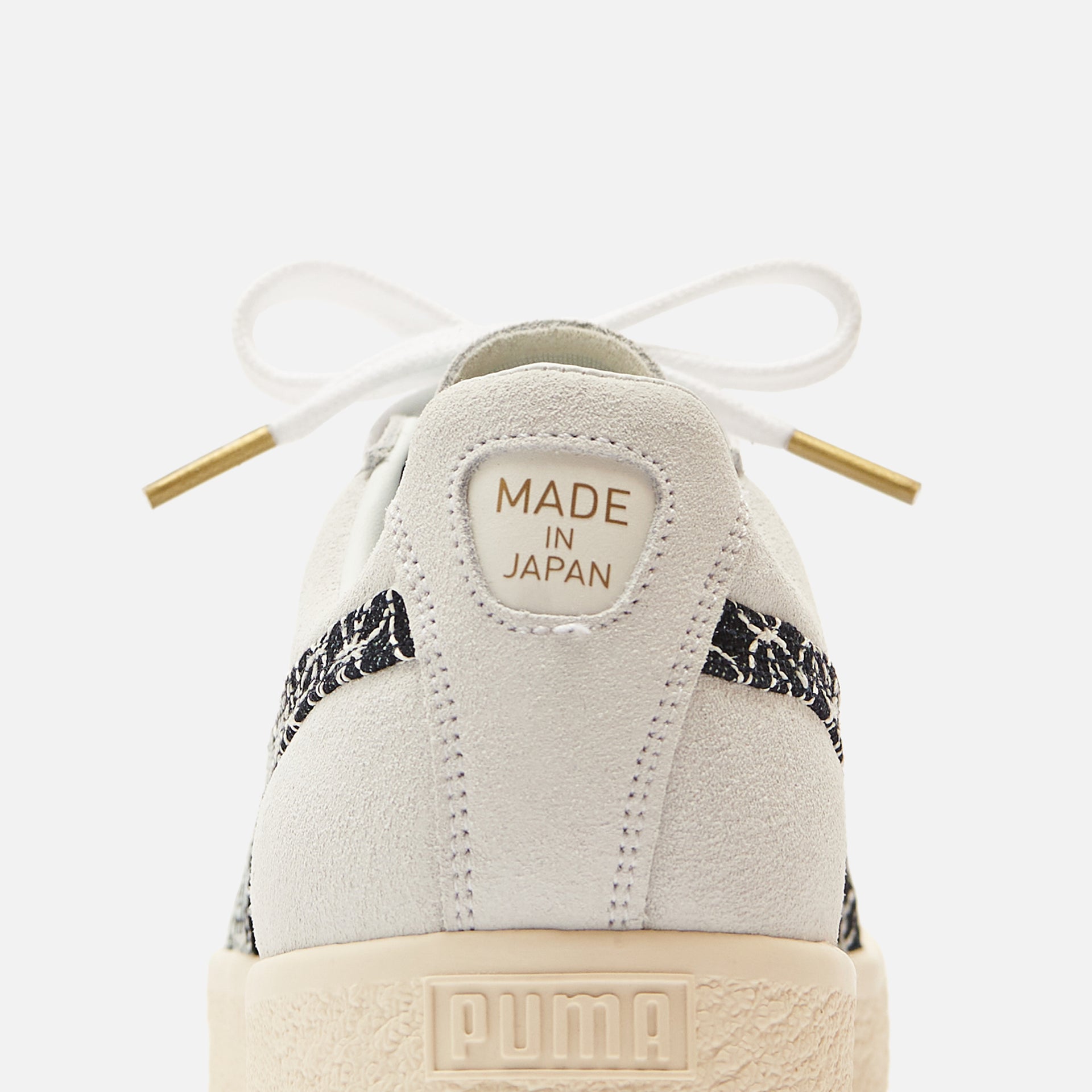 Puma Suede VTG MIJ Sashiko - Vaporous Gray / Intense Blue