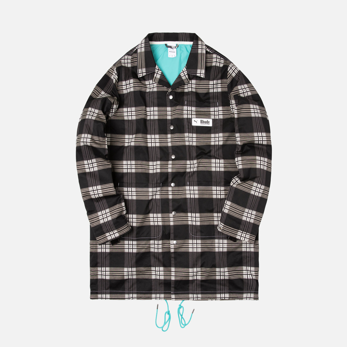 Puma x Rhude AOP Coat - Black / Teal
