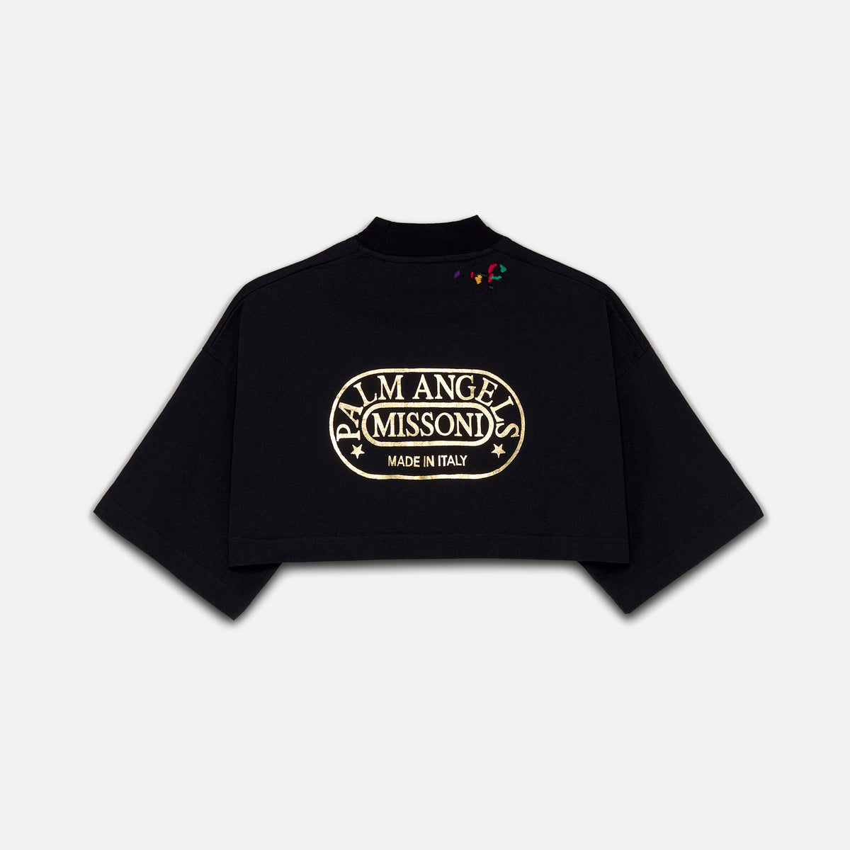 Palm Angels x Missoni Heritage Crop Tee - Black