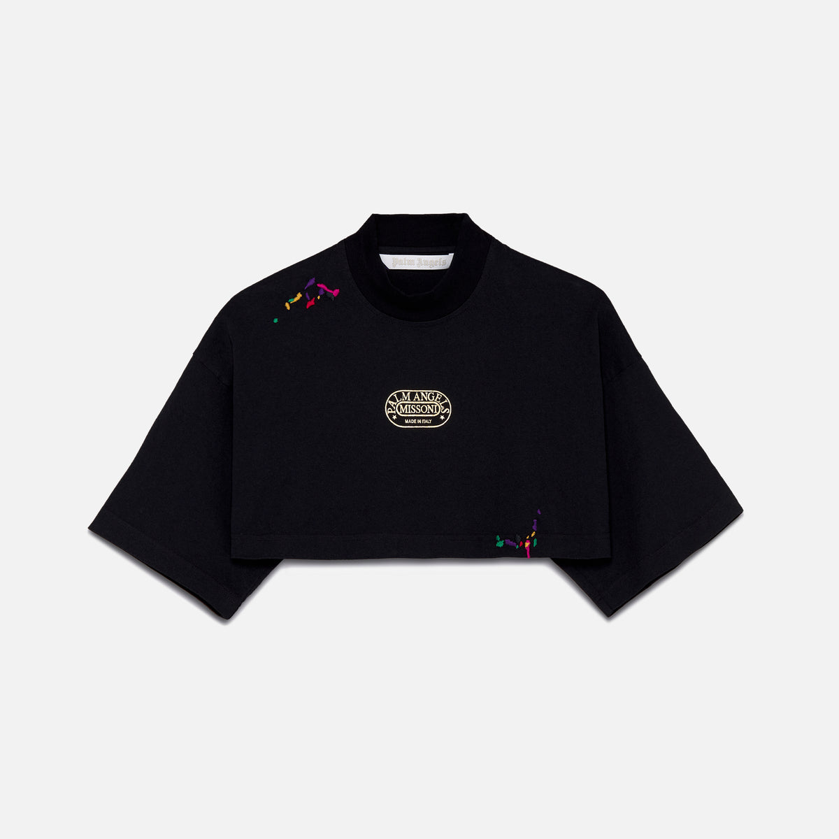 Palm Angels x Missoni Heritage Crop Tee - Black