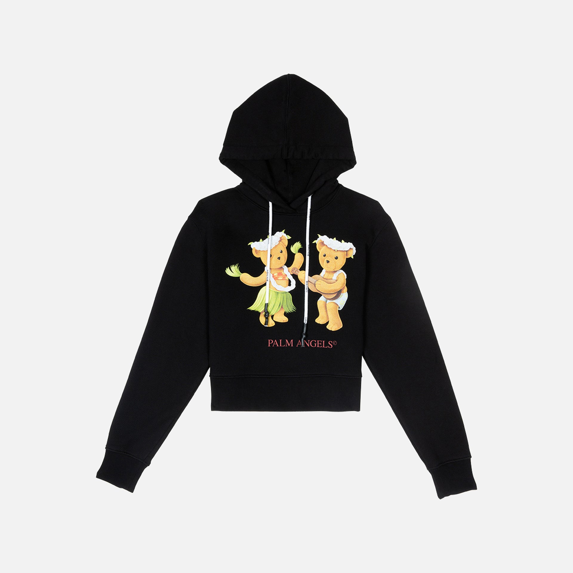 Palm Angels Dancing Bears Hoodie - Black / Brown