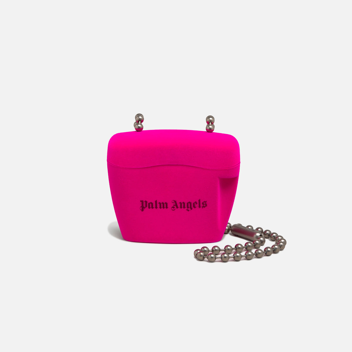 Palm Angels Flock Mini Padlock Bag - Fuchsia
