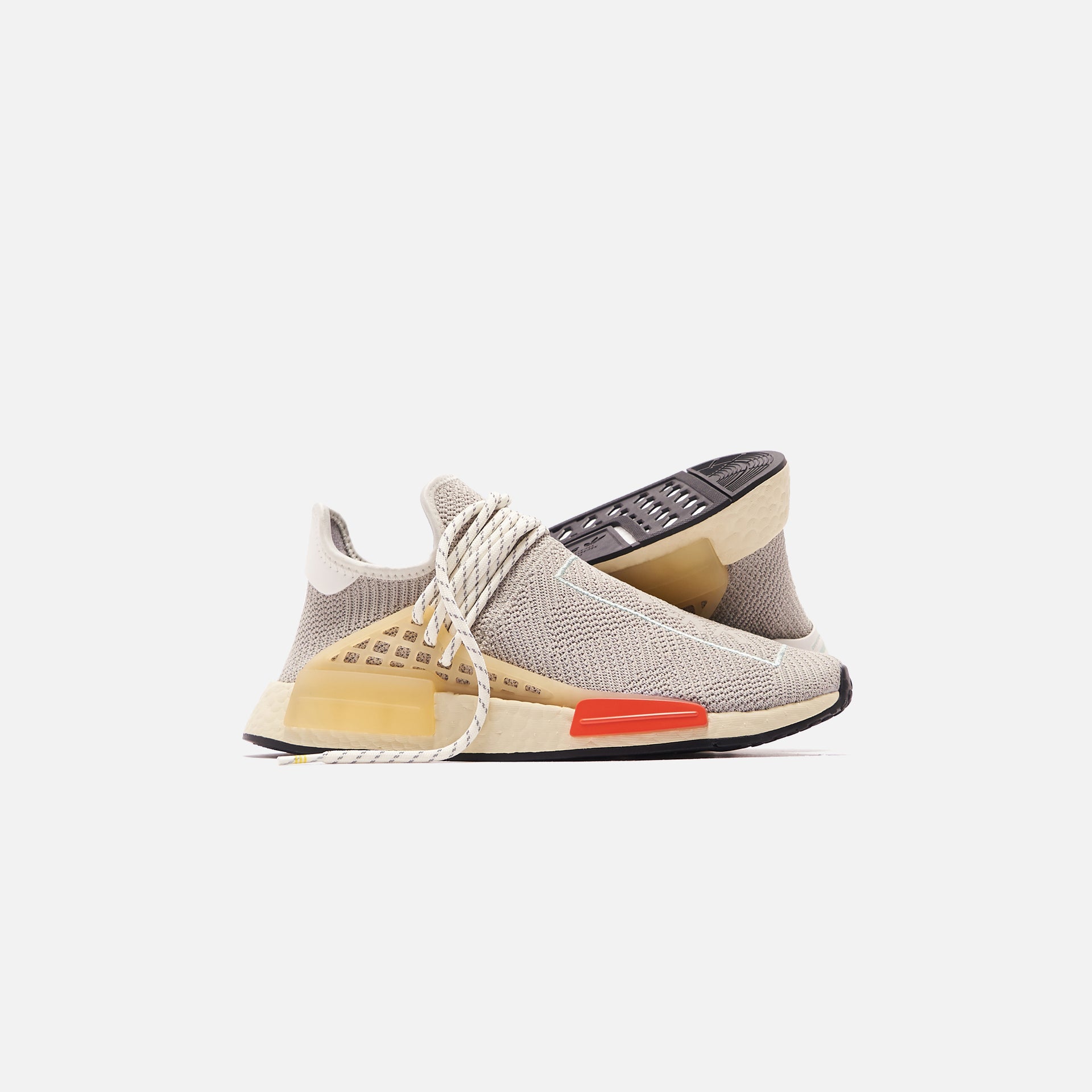 adidas x Pharrell NMD HU - Sesame / Sand / Bright Red
