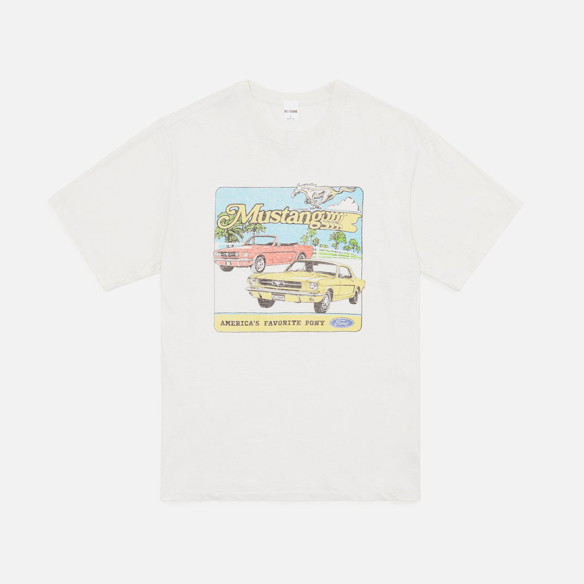 ReDone 90s Easy Tee - White