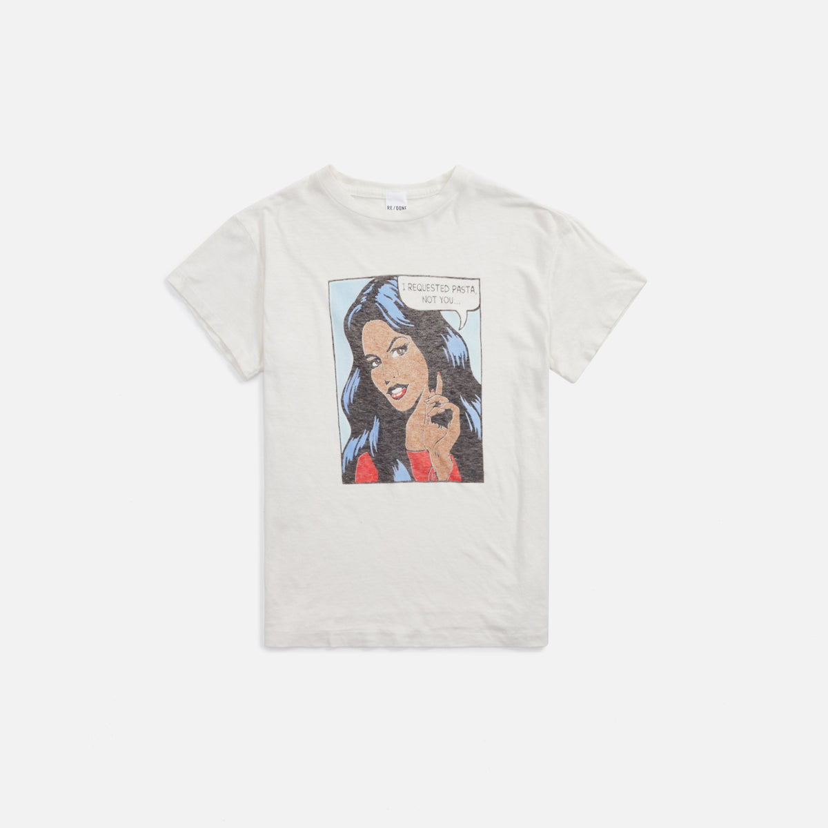 ReDone Classic Tee Requested Pasta - Vintage White