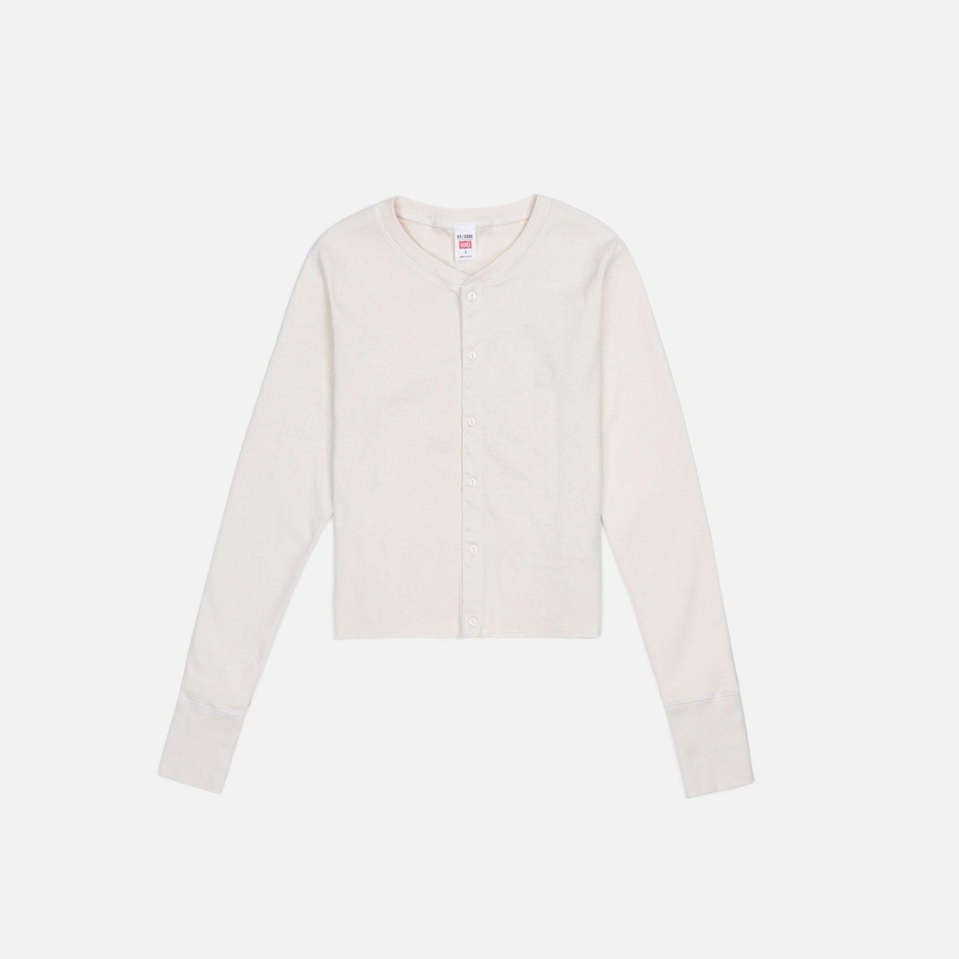 ReDone 50s Crop Cardigan - White