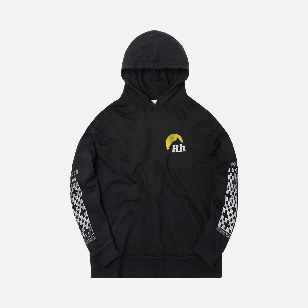 Rhude Moonlight Logo Hoodie - Black