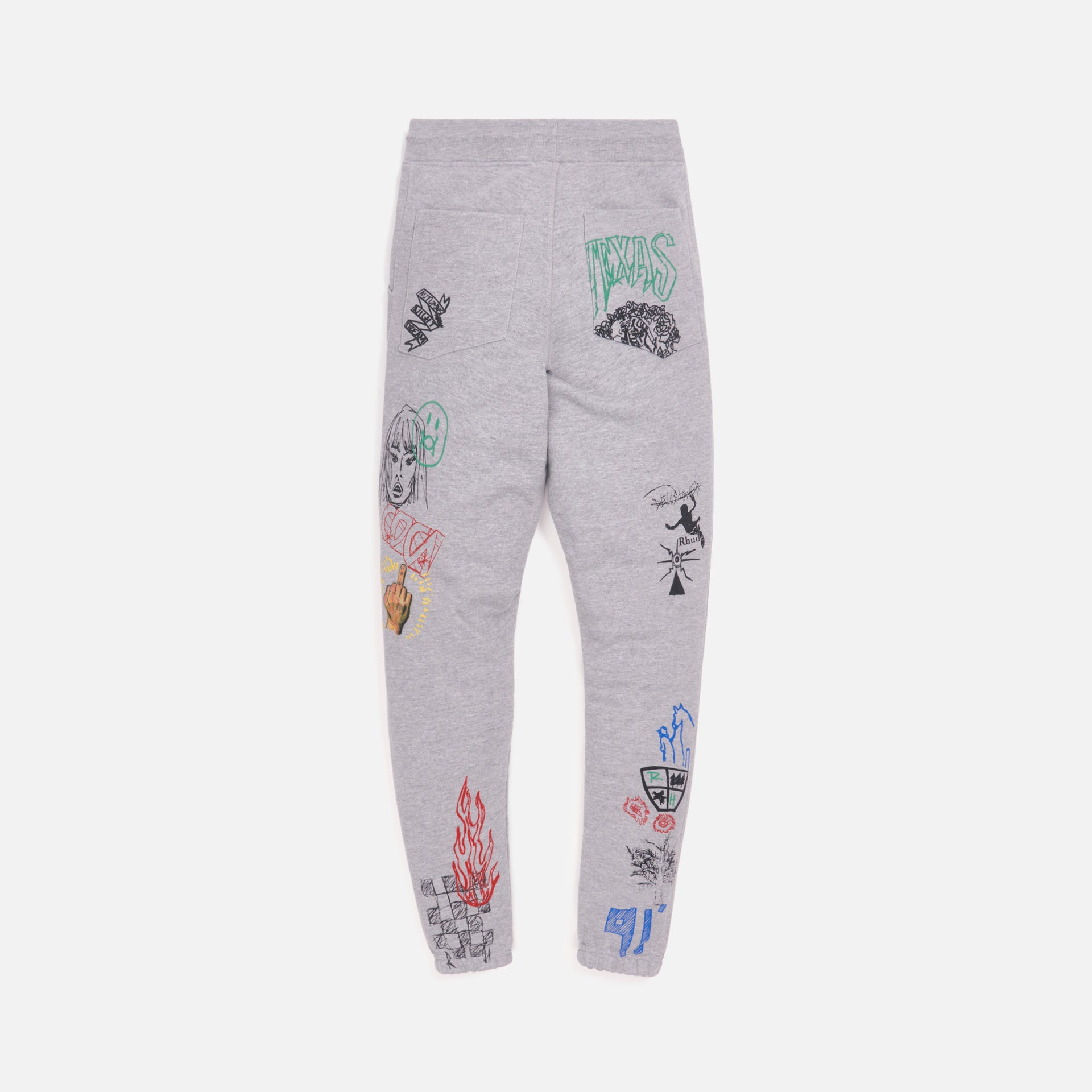Rhude Doodle Jogger - Grey