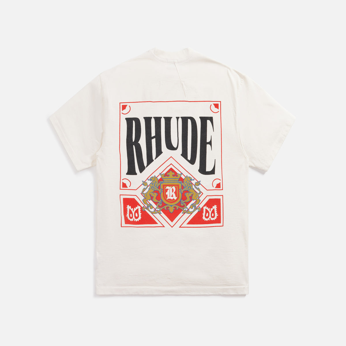 Rhude Card Tee - Vintage White