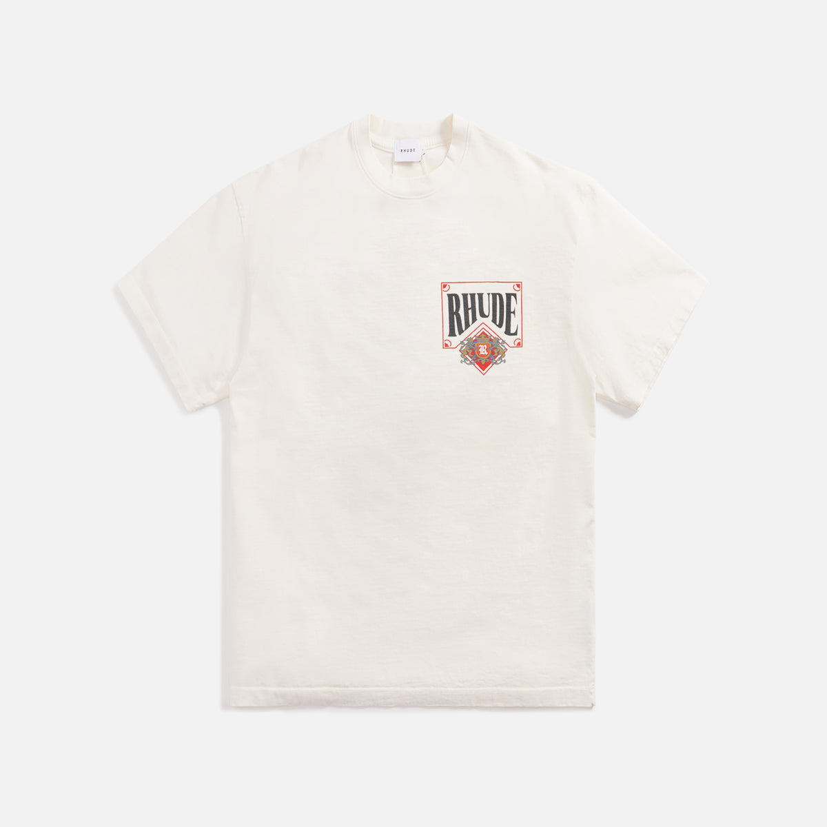 Rhude Card Tee - Vintage White