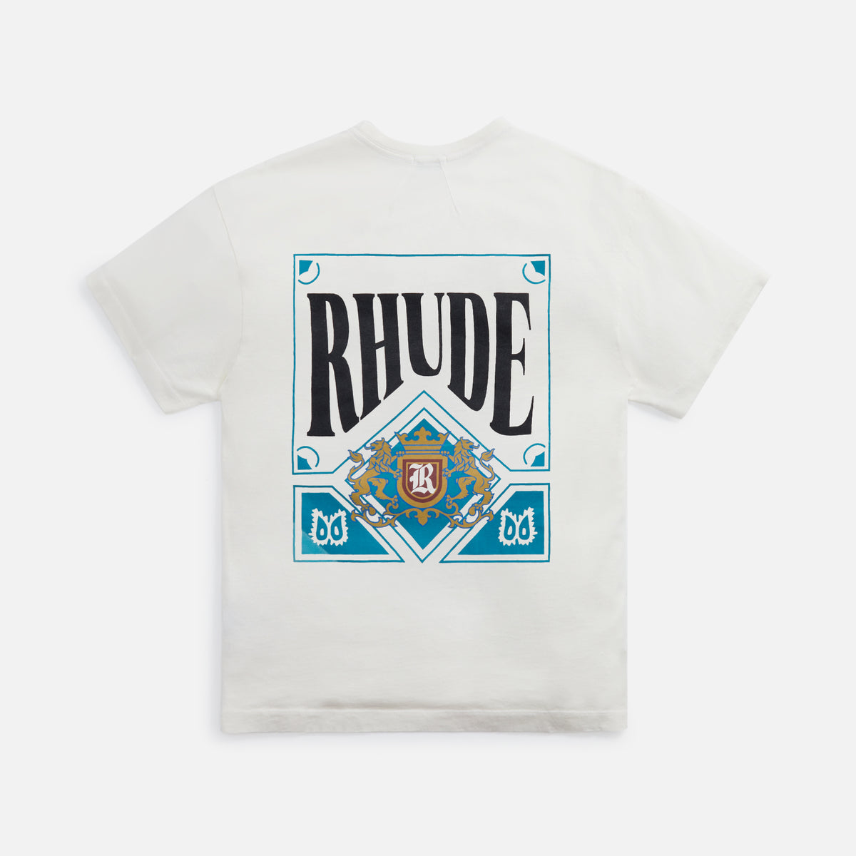 Rhude Card Tee Vintage - White