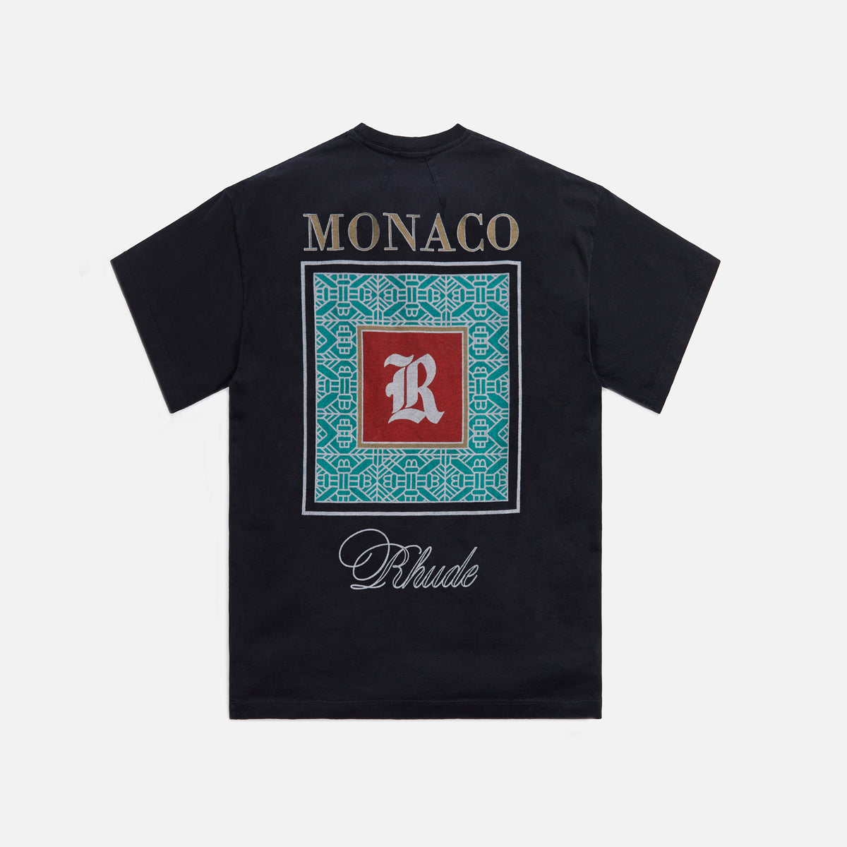 Rhude Monaco Tee - Vintage Black