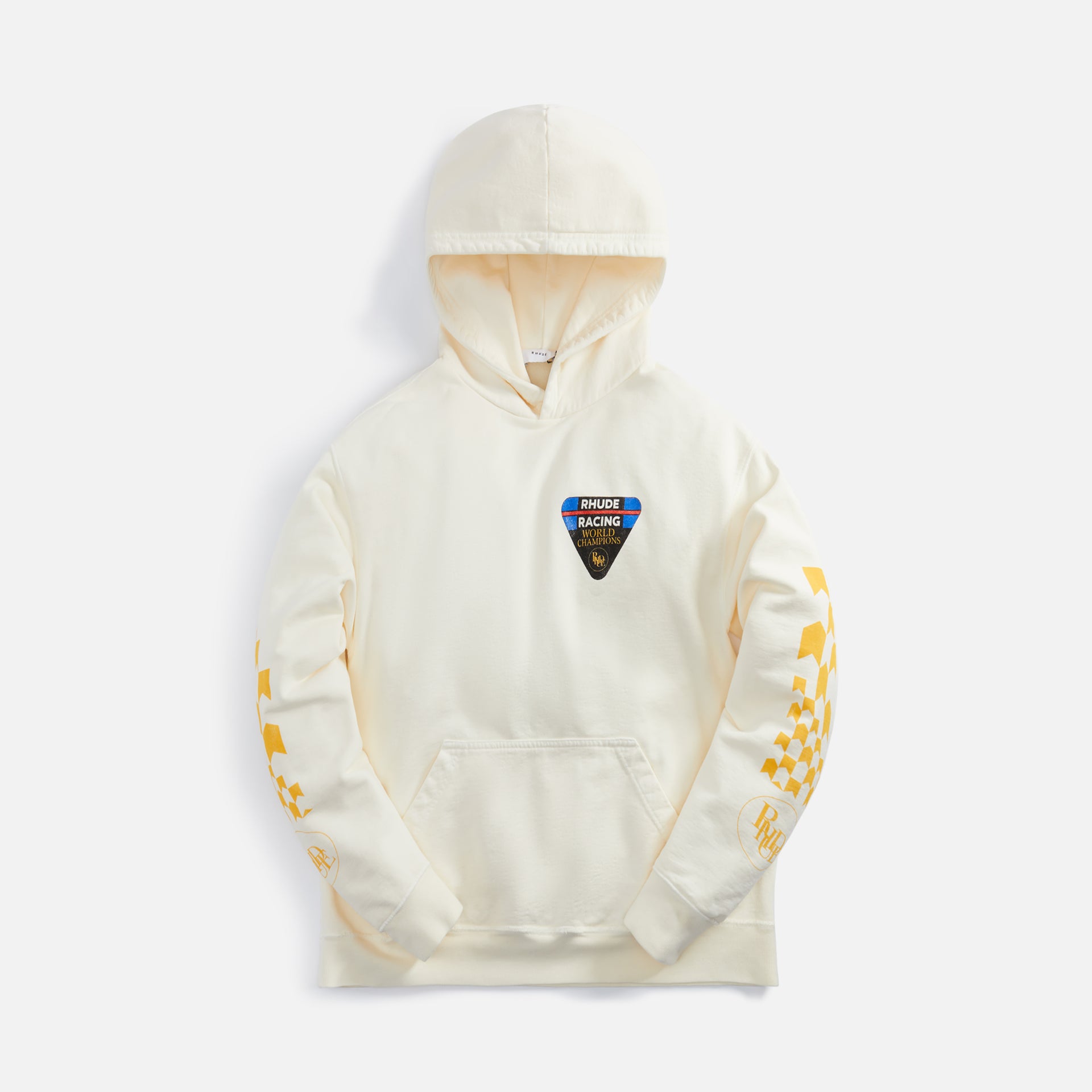Rhude Livery Printed Hoodie - White