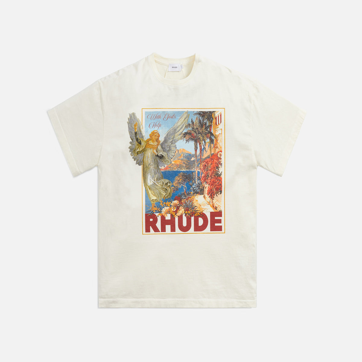 Rhude Angel Tee - Vintage White