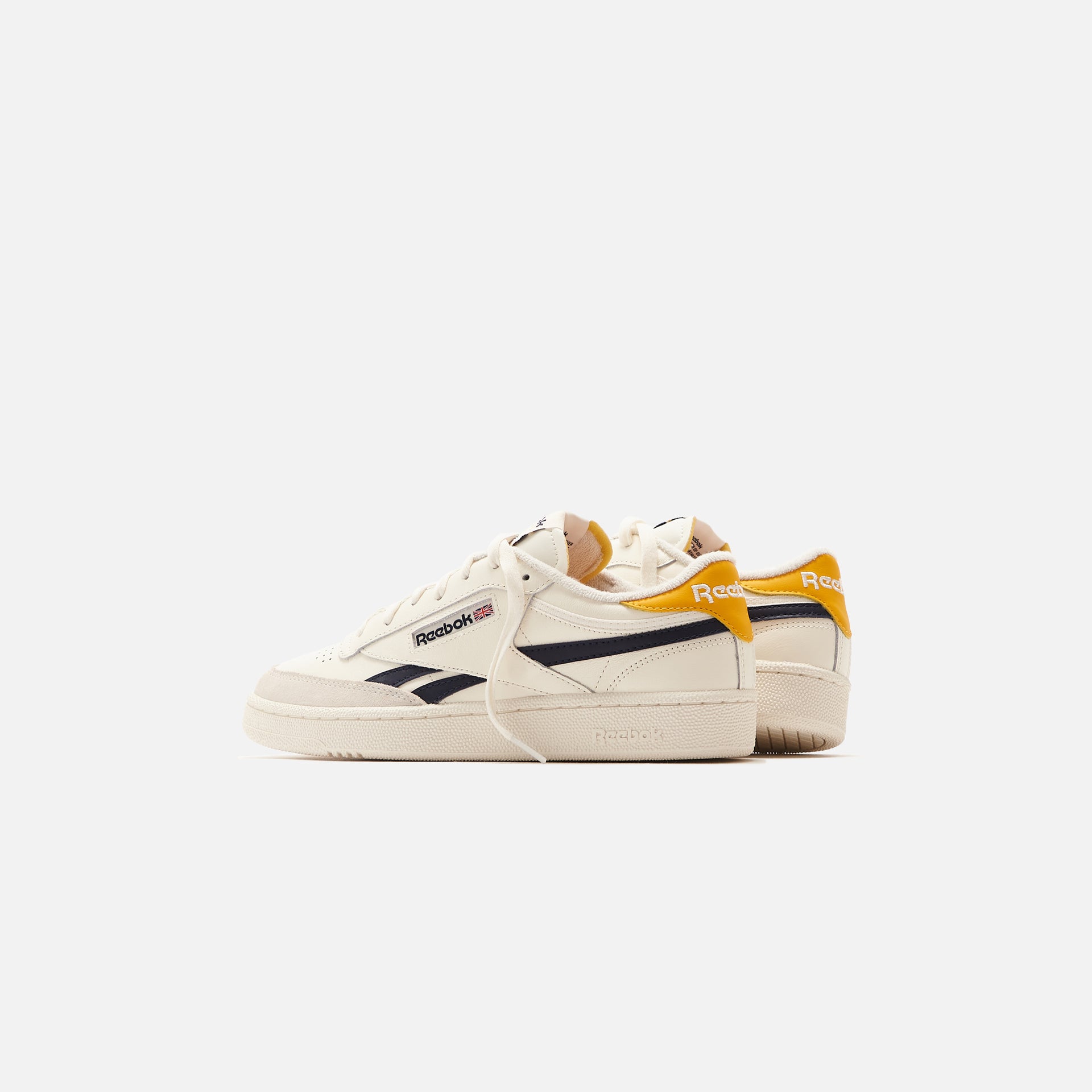 Reebok Club C Revenge - Chalk / Semi Solar Gold / Vector Navy
