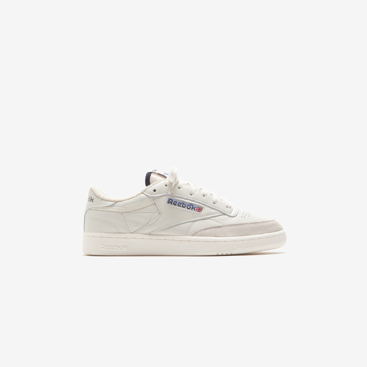 Reebok Club C 85 Vintage Split Logo - Chalk / Black / Vector Blu
