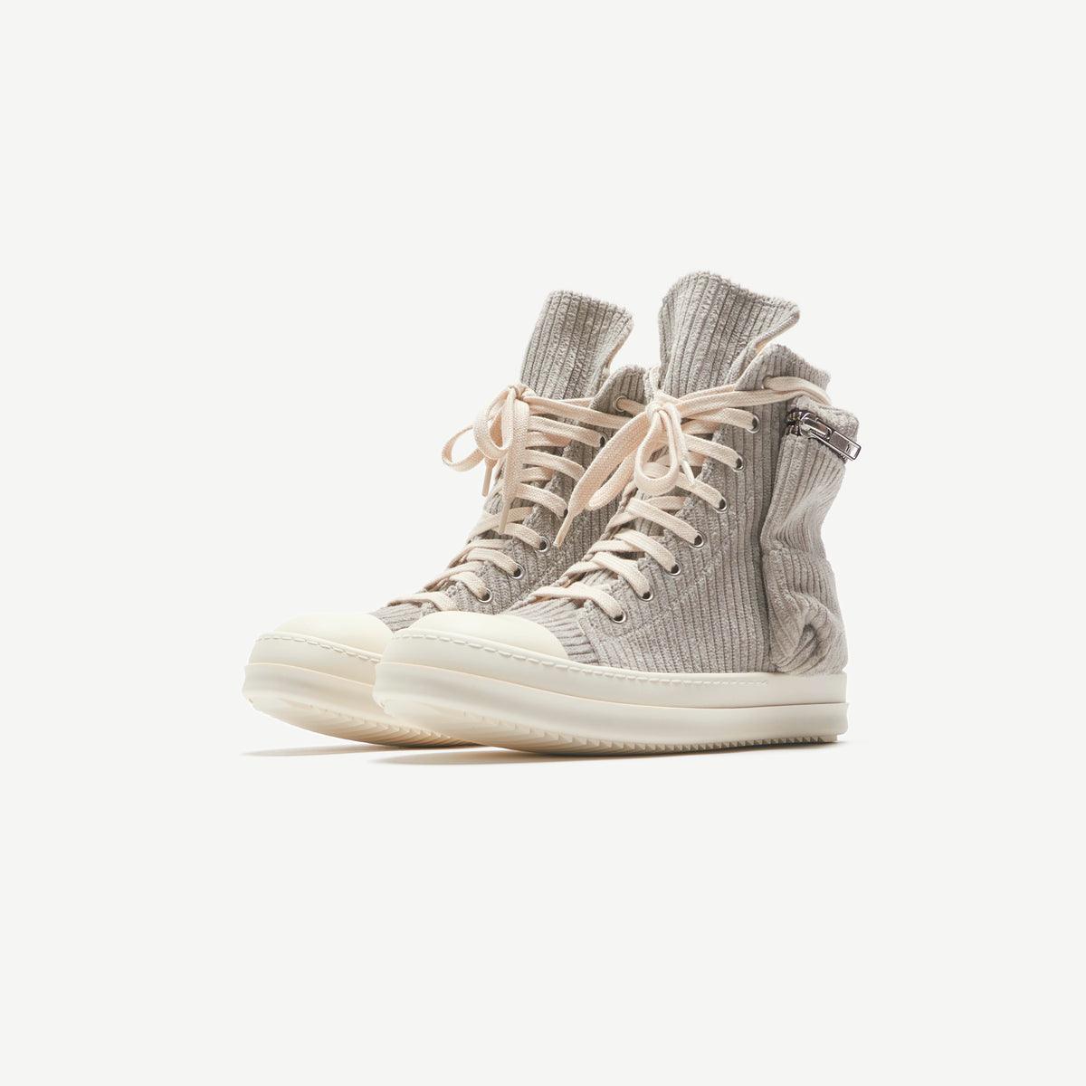 Rick Owens Wmns Scarpe Cargo Sneakers - Pearl / Milk