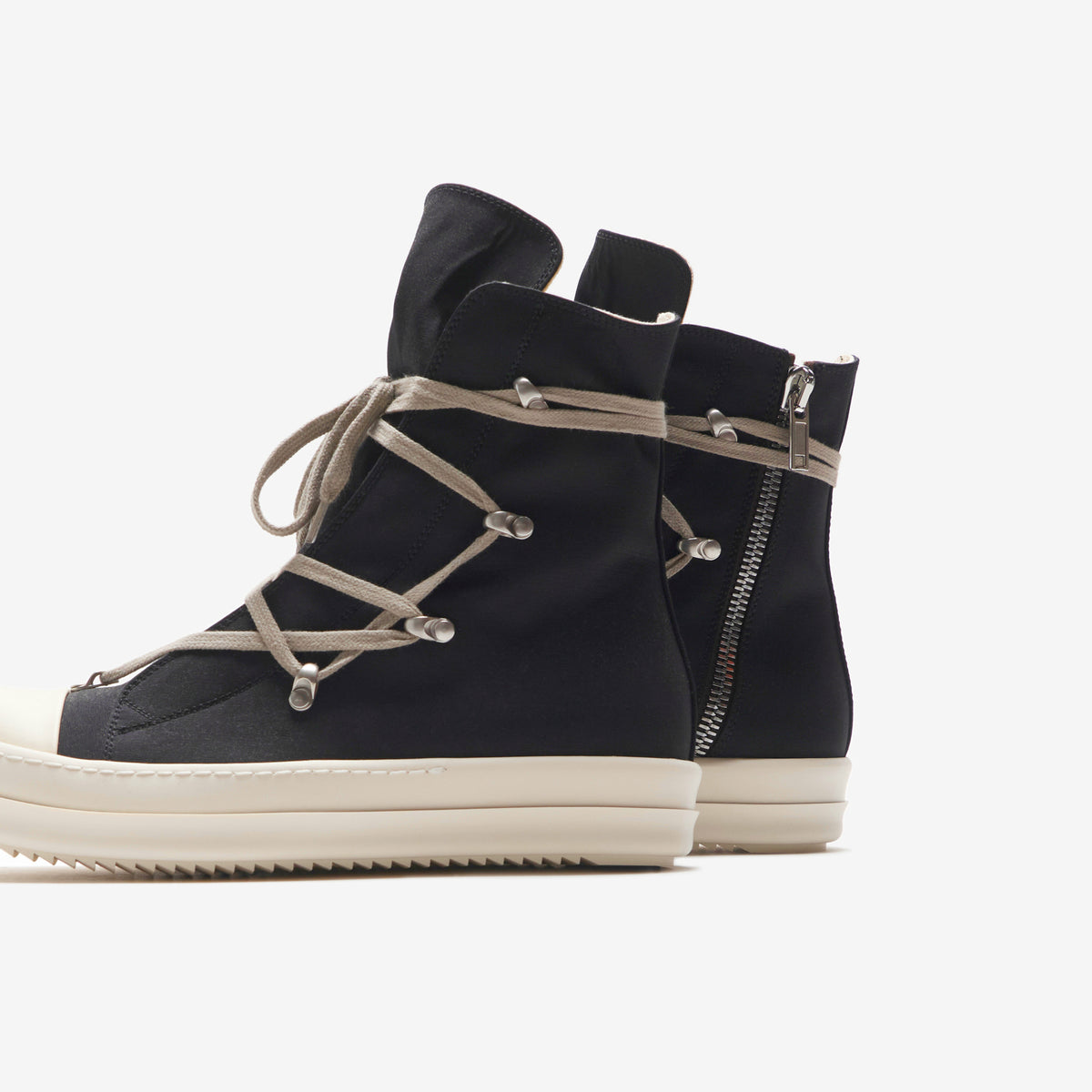 Rick Owens Scarpe Hexa Sneakers - Black / Milk