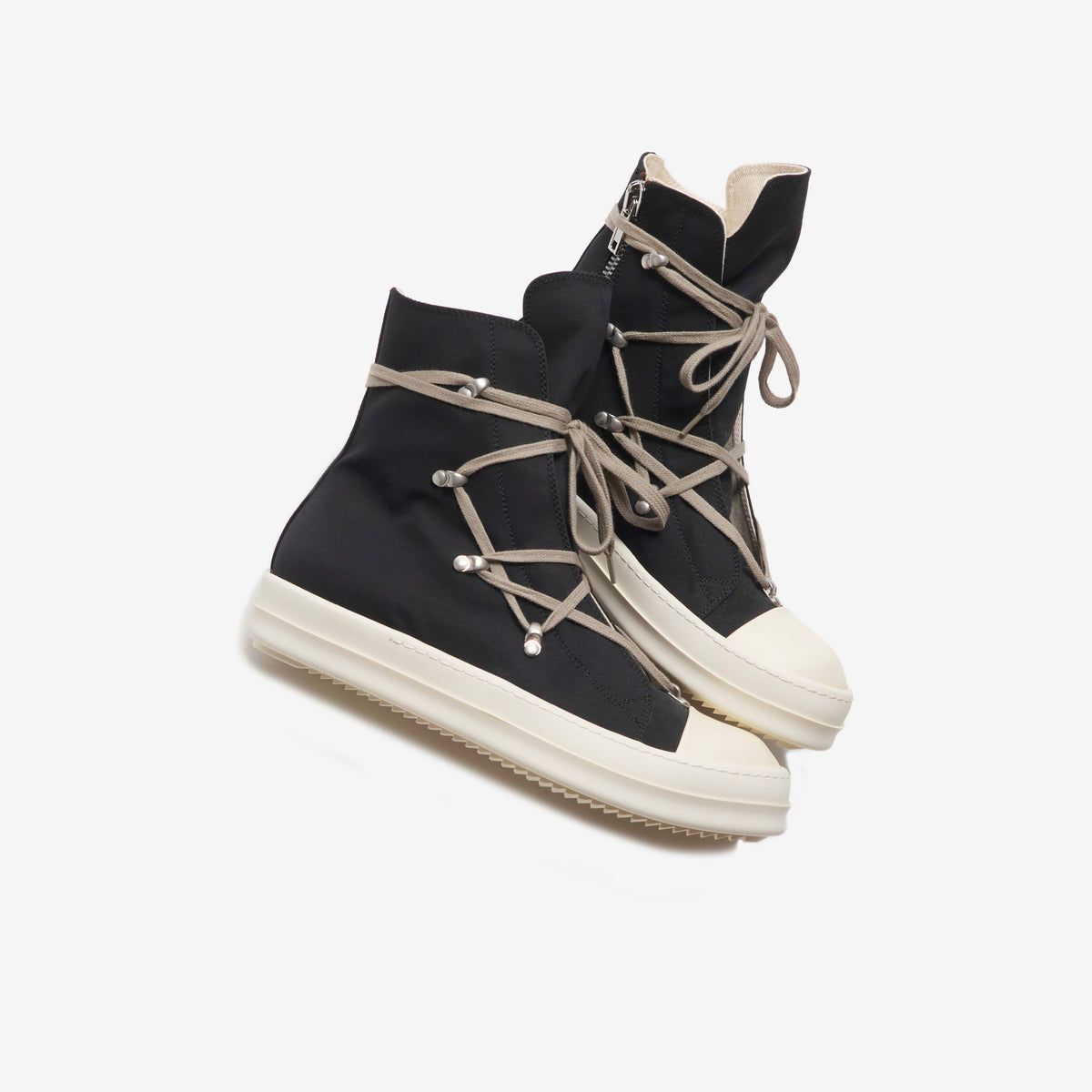 Rick Owens Scarpe Hexa Sneakers - Black / Milk
