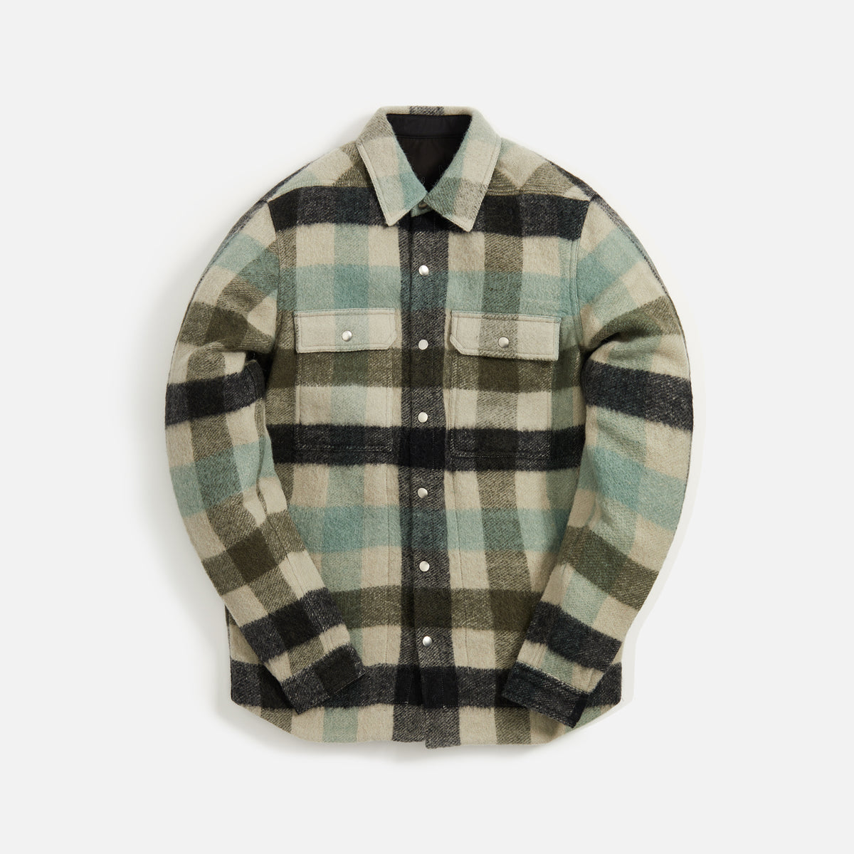 Rick Owens Giacca Outershirt - Pearl Plaid