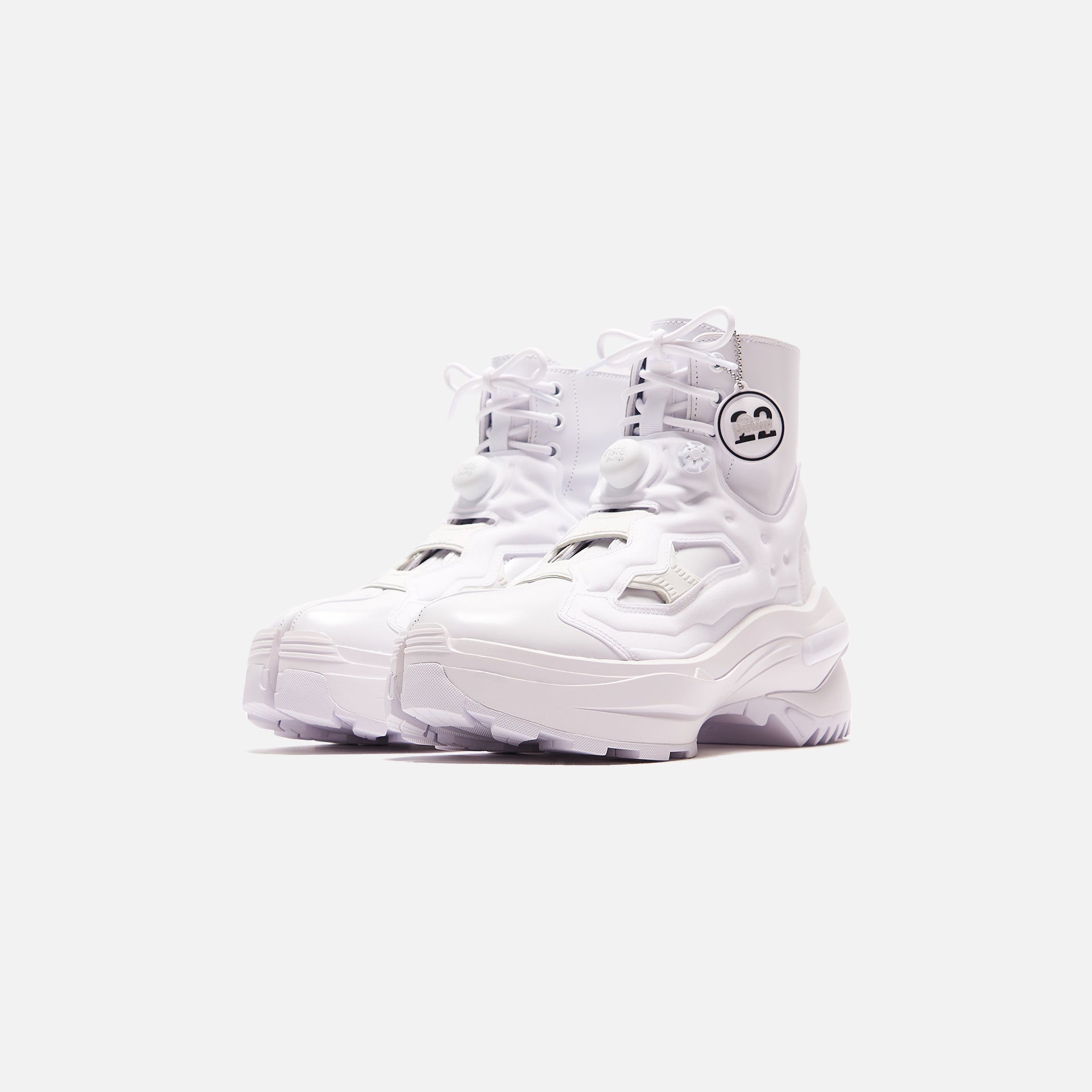 Maison Margiela x Reebok Pump Tabi Boot - White / White Matt