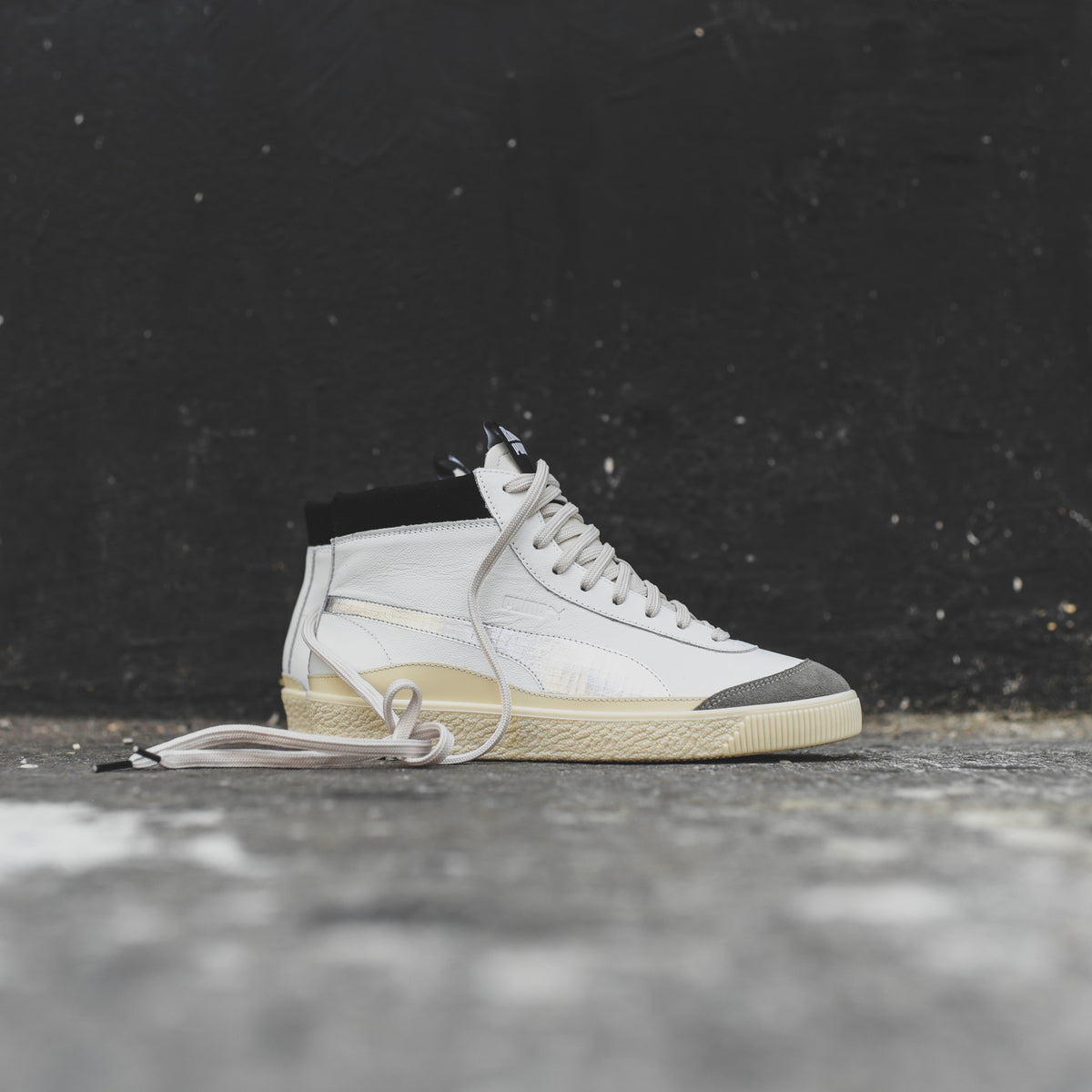 Puma x Rhude Basket '68 Mid OG - White / Grey