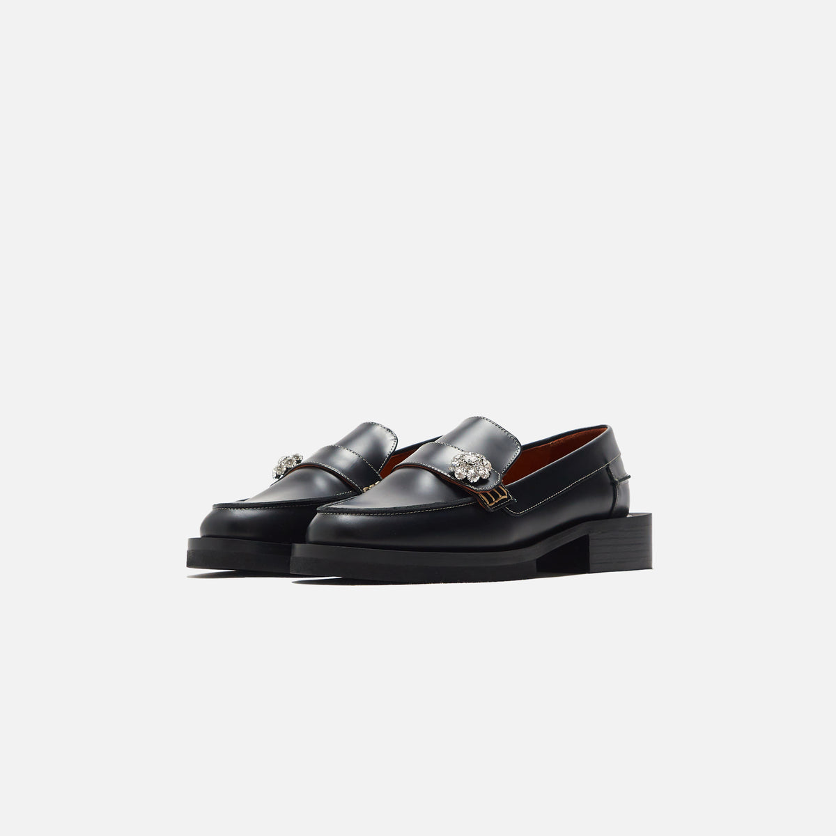 Ganni Loafer - Black Jewel