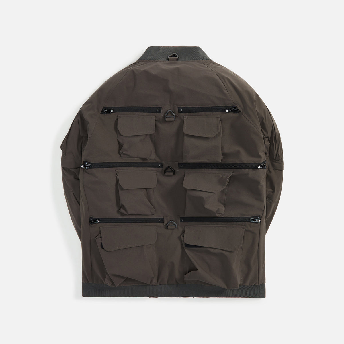 South2 West8 Multi-Pocket Zipped 2 Way Jacket - Charcoal