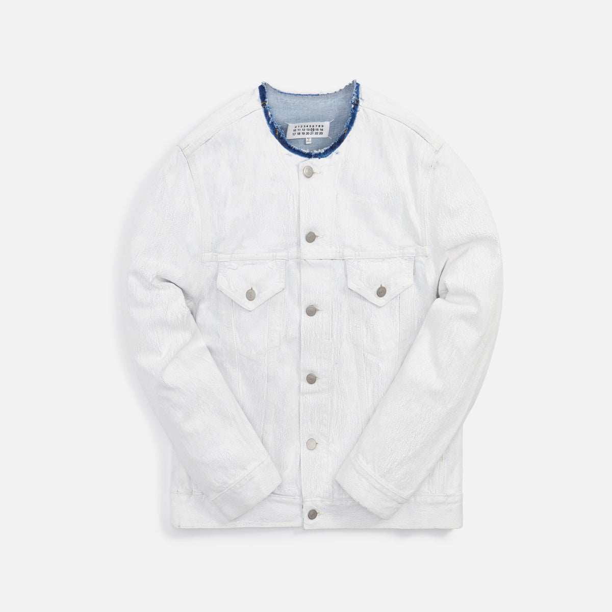 Maison Margiela 14oz Origin Denim Sports jacket - White Crak