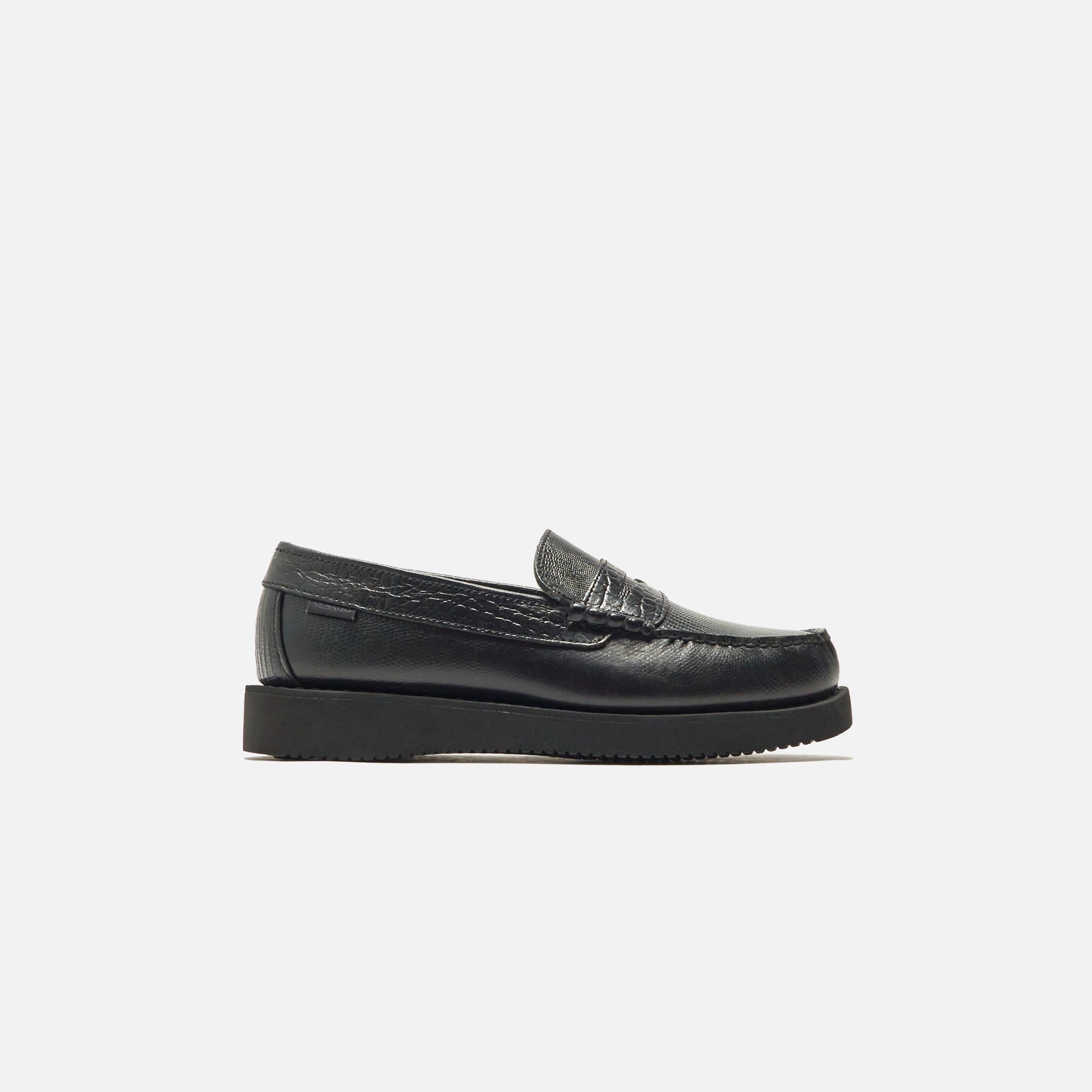 Sebago x Engineered Garments Loafer - Exotic Black