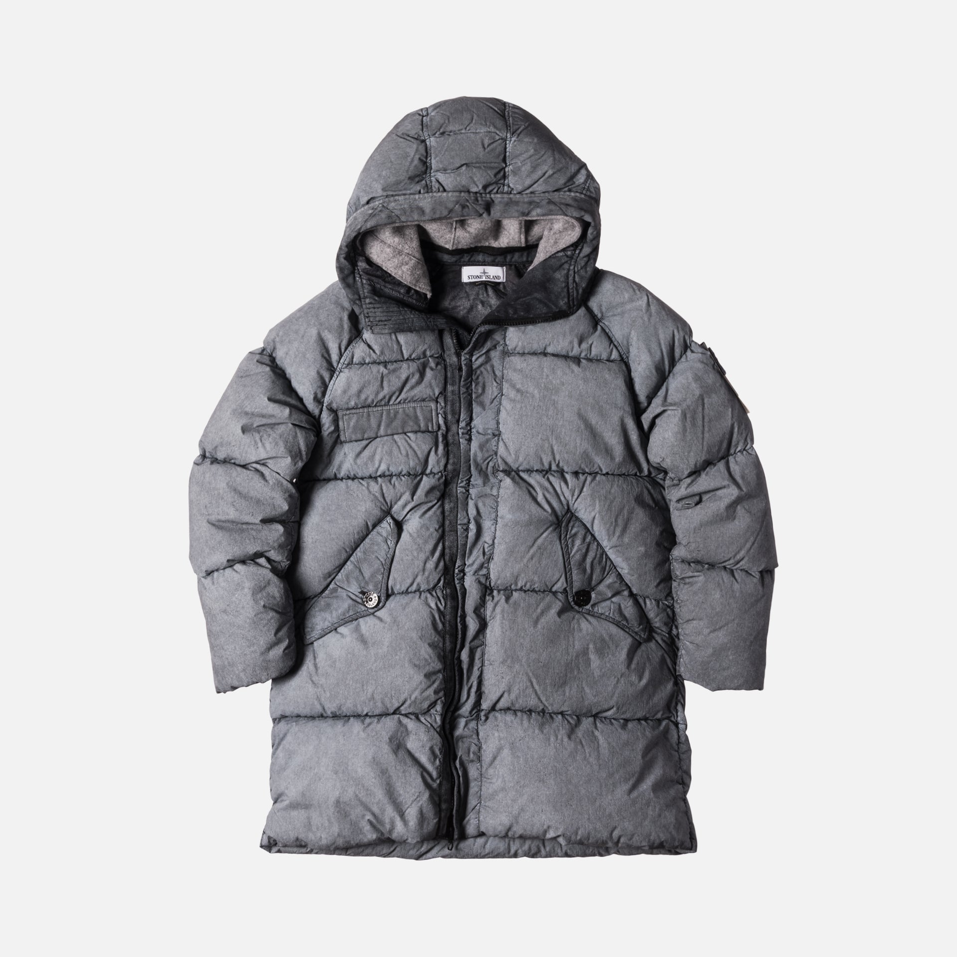 Stone Island Capo Lungo Jacket - Dust / Black