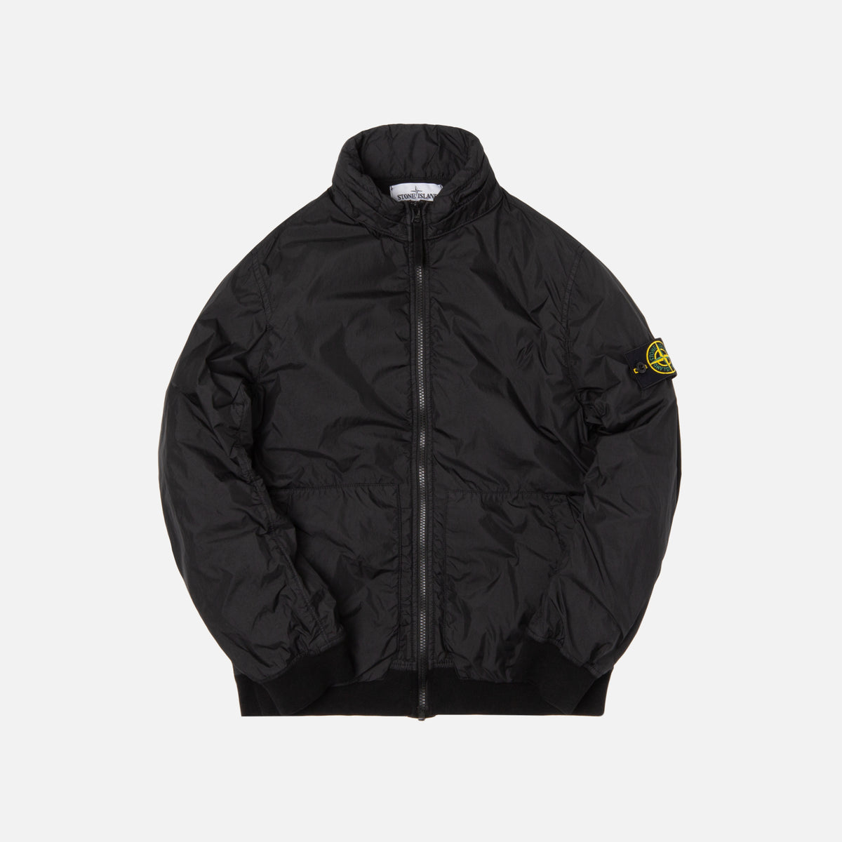 Stone Island Garment Dyed Crinkle Reps Jacket - Black