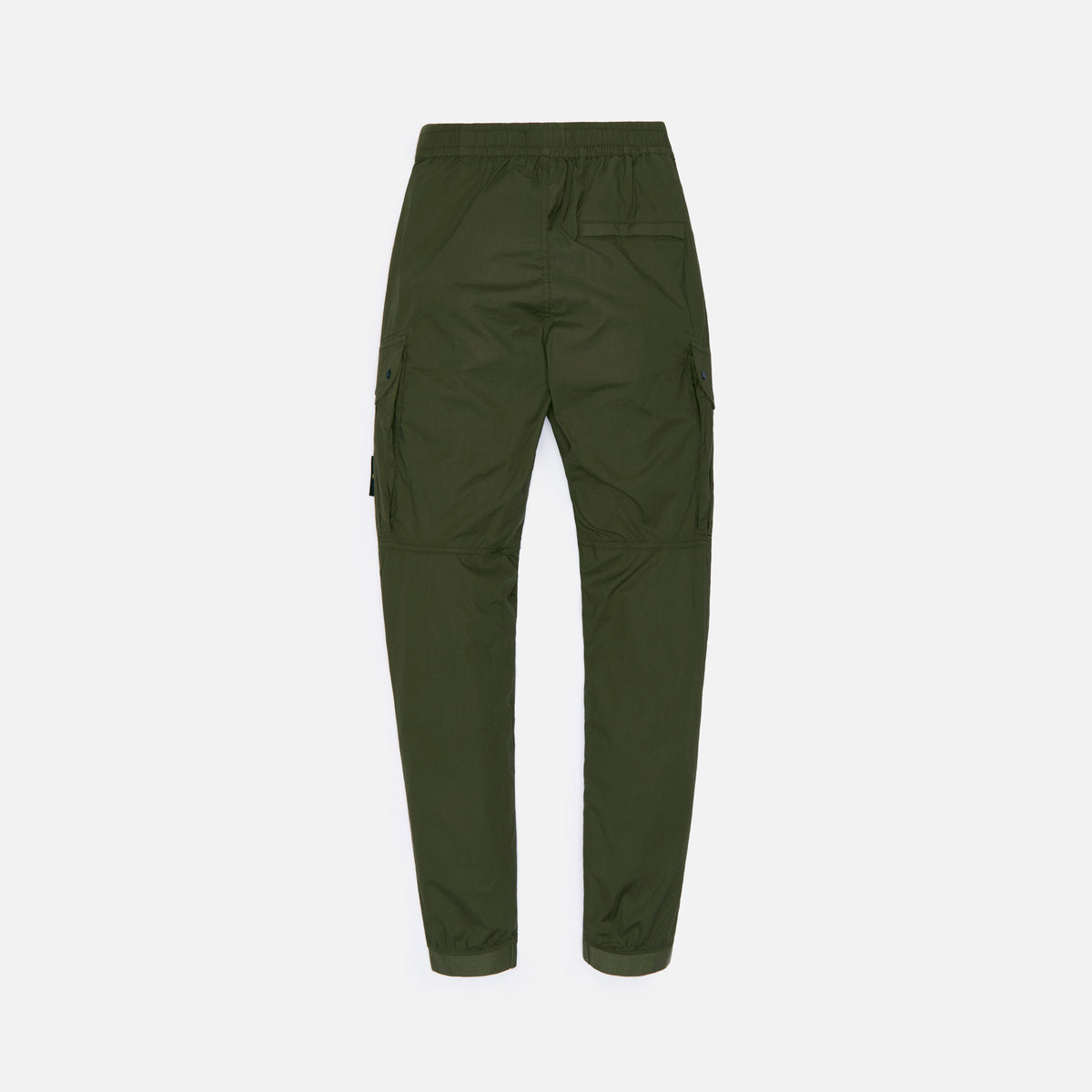 Stone Island Stretch Cotton Tela Garment Dyed Cargo Pants - Olive