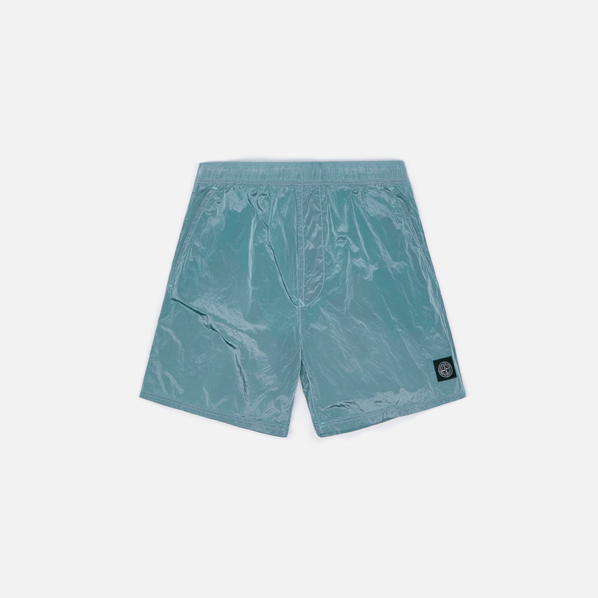 Stone Island Nylon Metal Garment Dyed Swim Short - Aqua