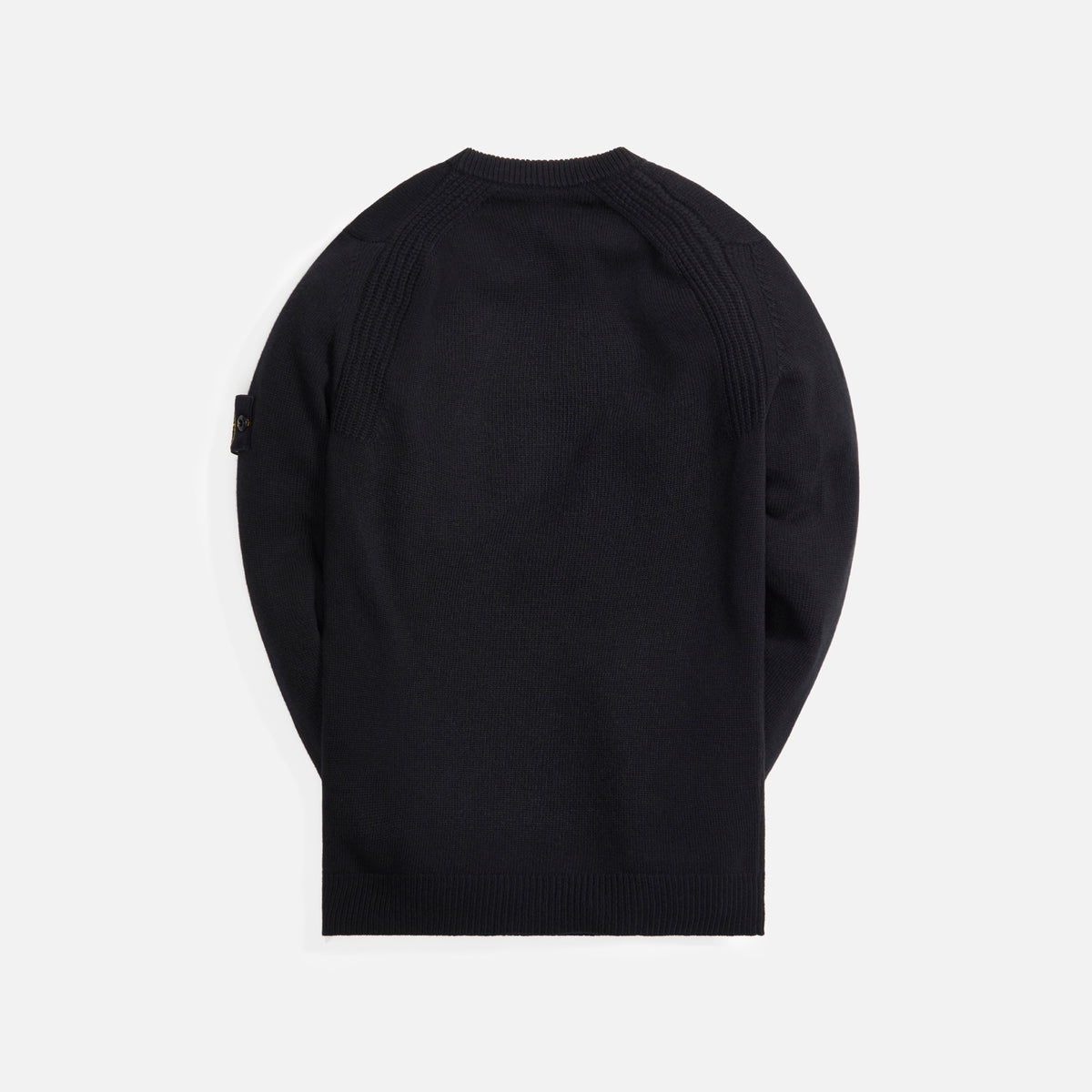 Stone Island Lambswool Naslan Crewneck Sweater - Black
