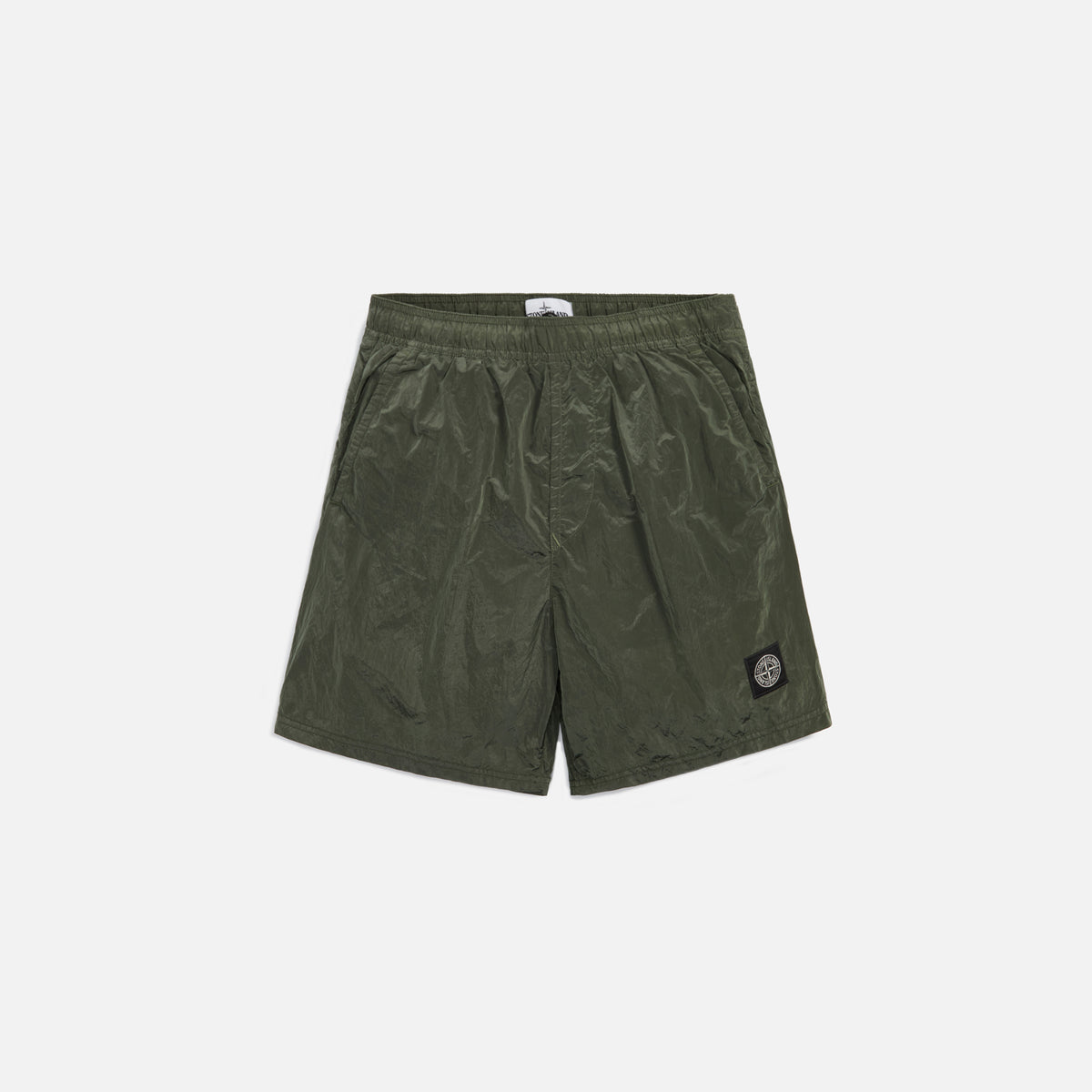 Stone Island Nylon Metal Garment Dyed Swim Shorts - Sage