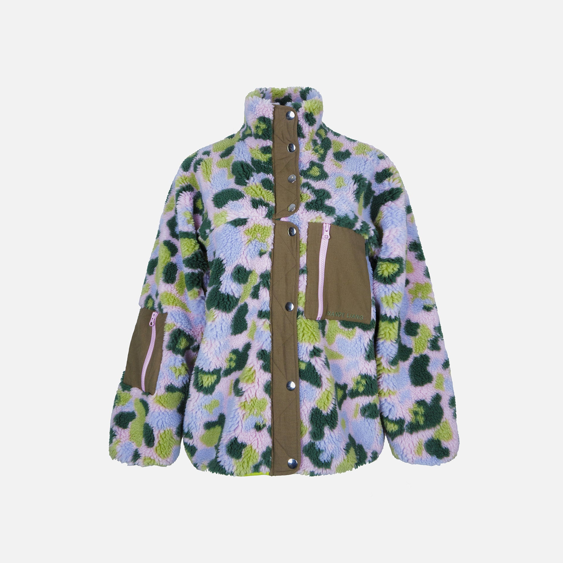 Sandy Liang Tim Fleece - Terrazzo Pink