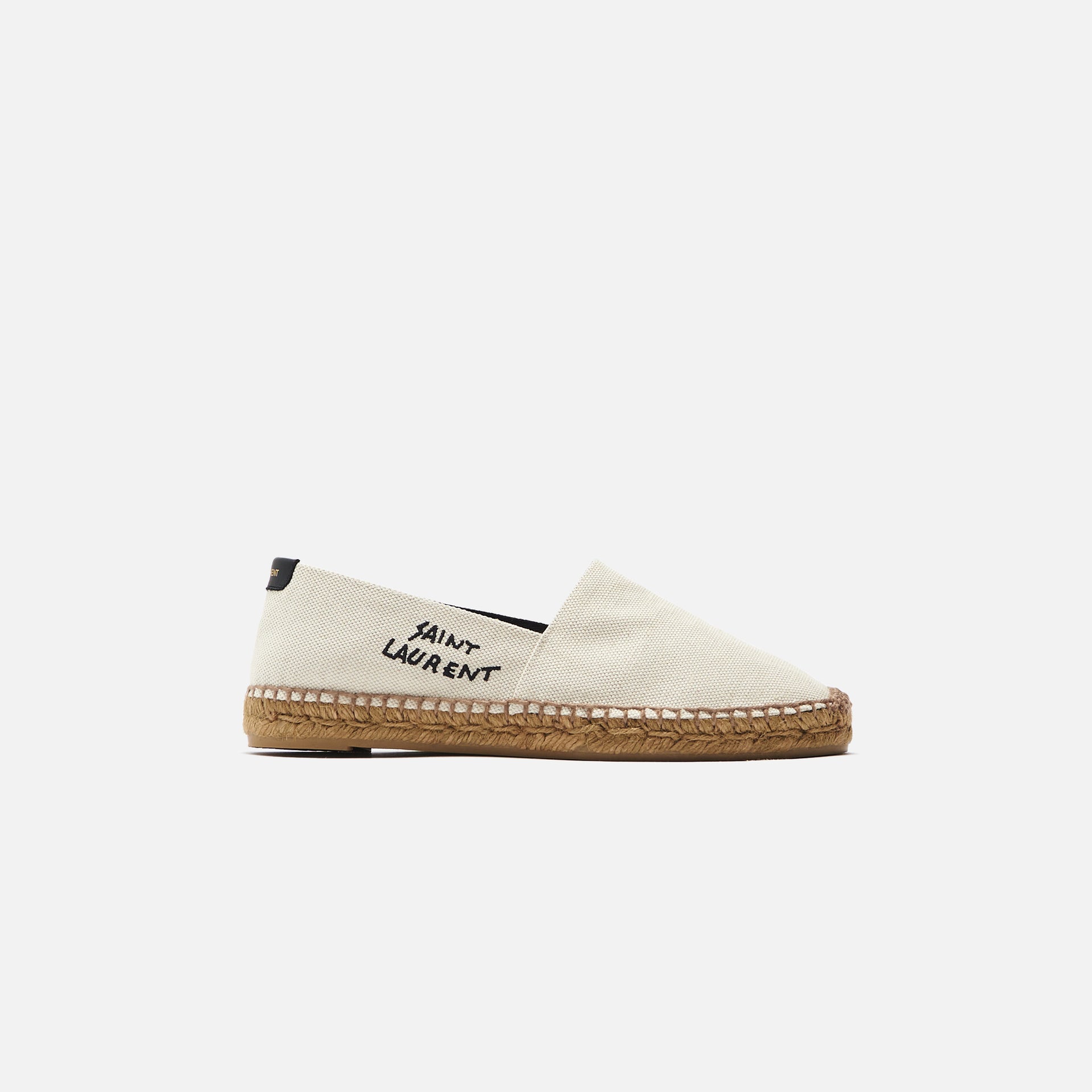 Saint Laurent WMNS Espadrille Embroidery - Ecru / Noir
