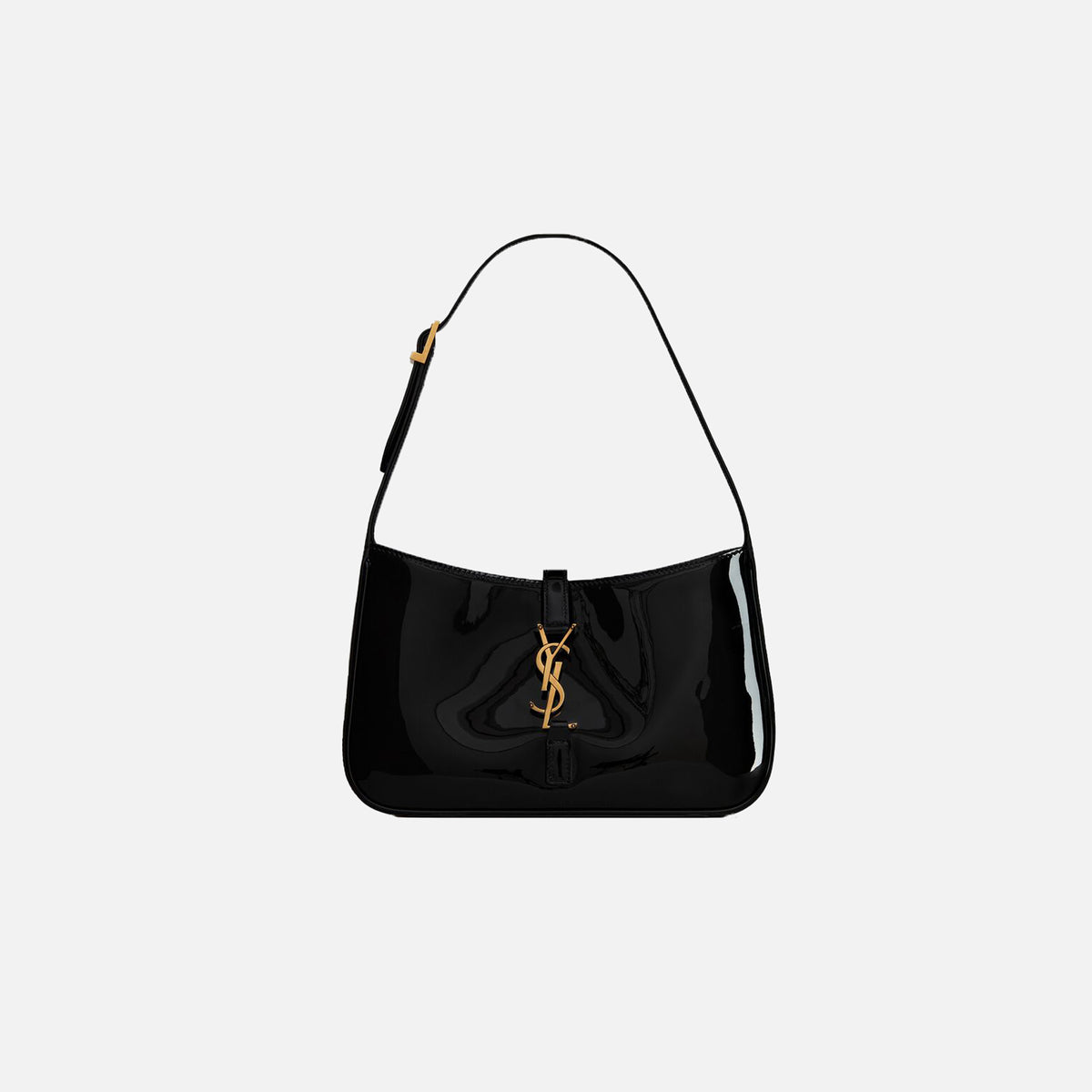 Saint Laurent YSL Bag Hobo Patent - Black
