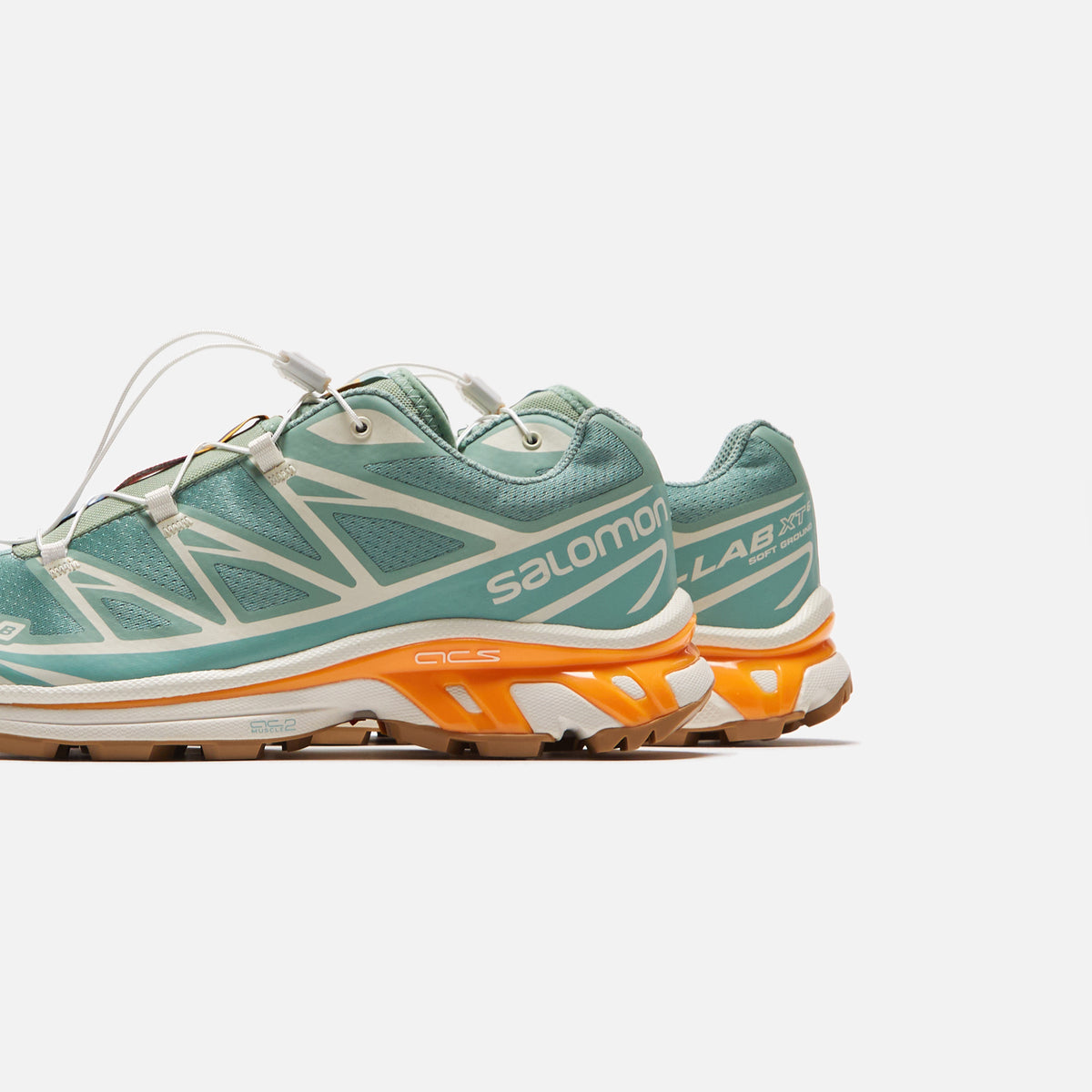 Salomon WMNS XT-6 - Granite Green / Aqua / Blazing Orange