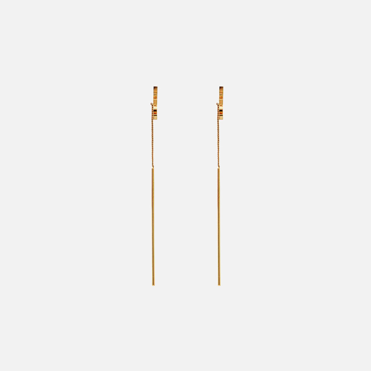 Saint Laurent Cassandre Earrings - Gold