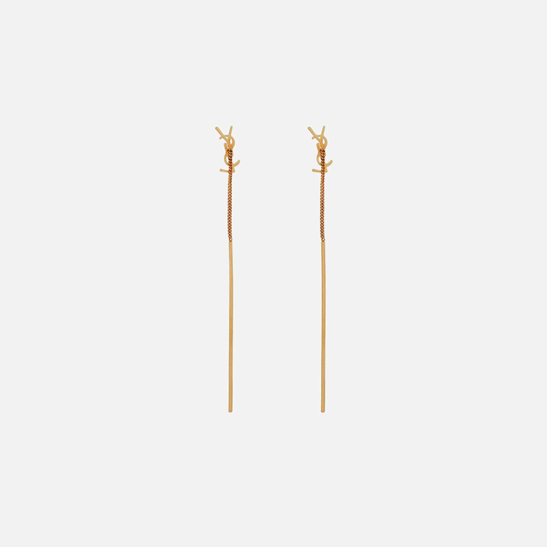 Saint Laurent Cassandre Earrings - Gold