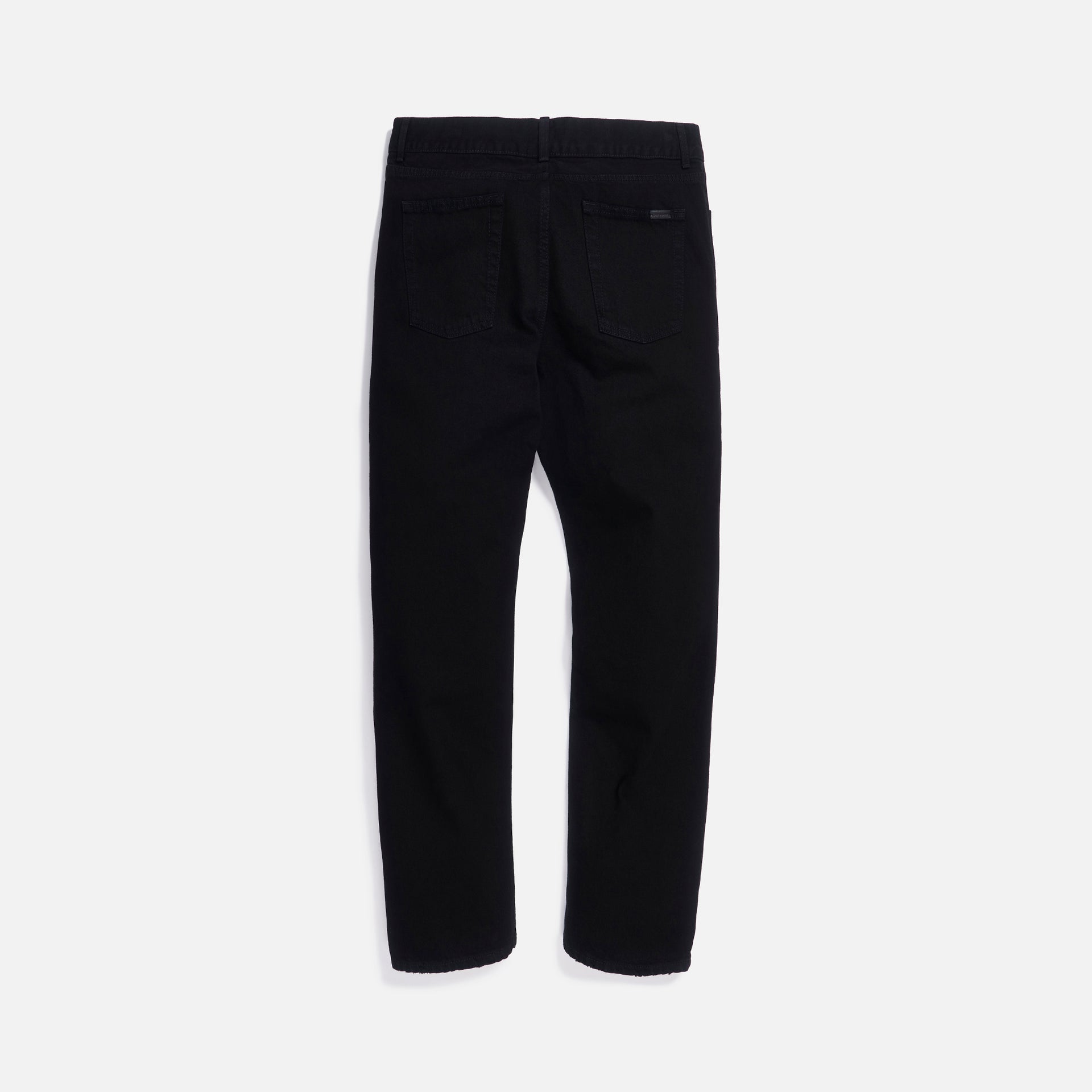 Saint Laurent Straight Jeans High Waist - Black