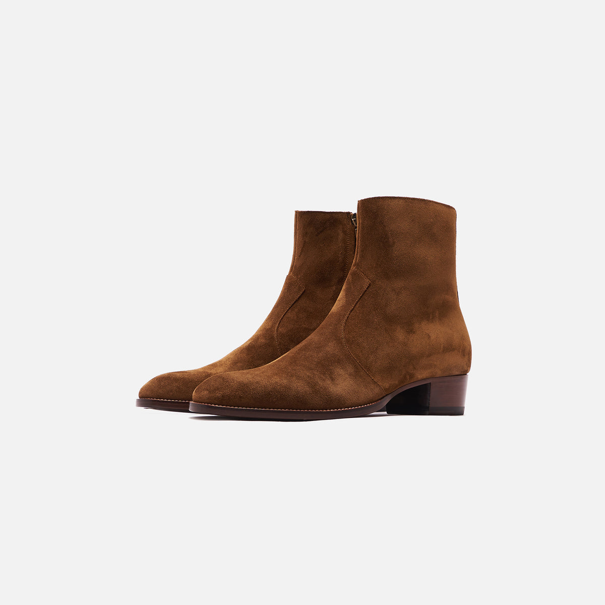 Saint Laurent Wyatt Suede - Florence Moutarde