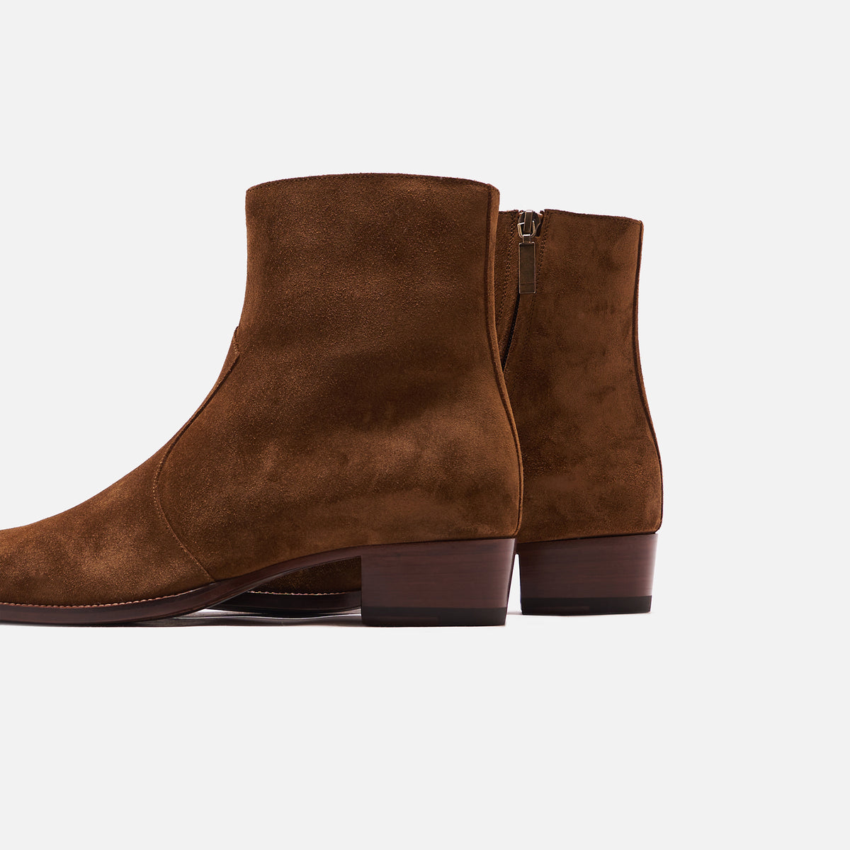 Saint Laurent Wyatt Suede - Florence Moutarde